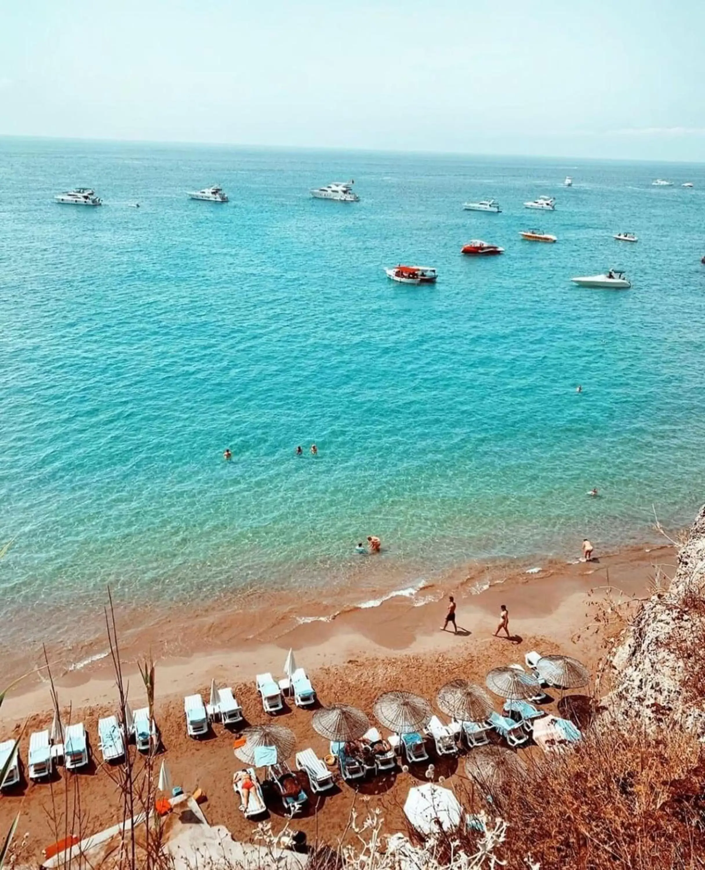 Beach in Lara Otel