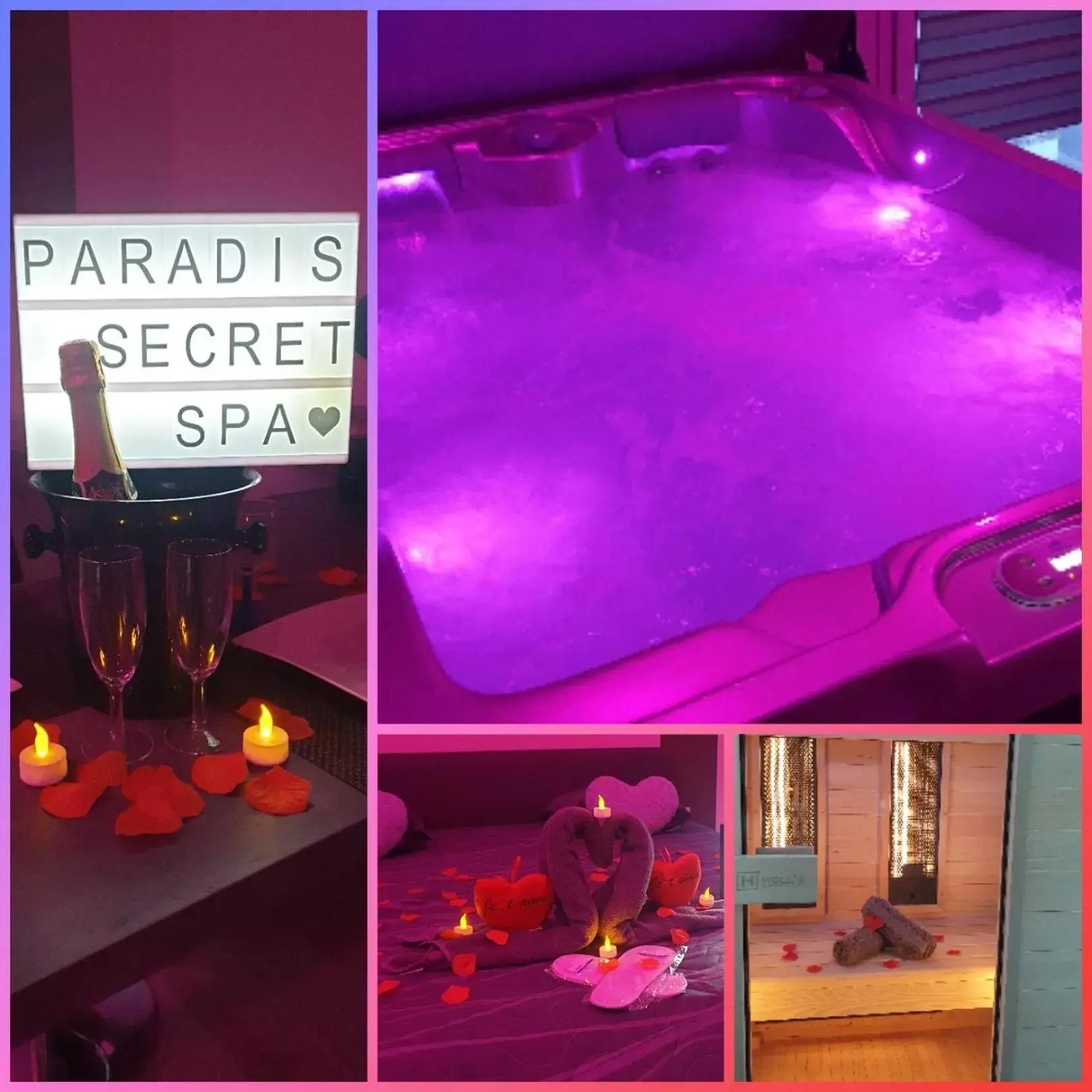 Hot Tub in Paradis Secret Spa