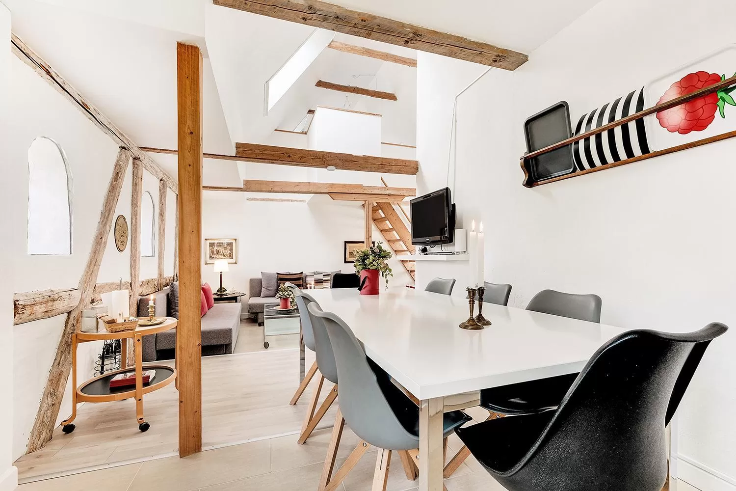 Seating area in Åløkke BnB