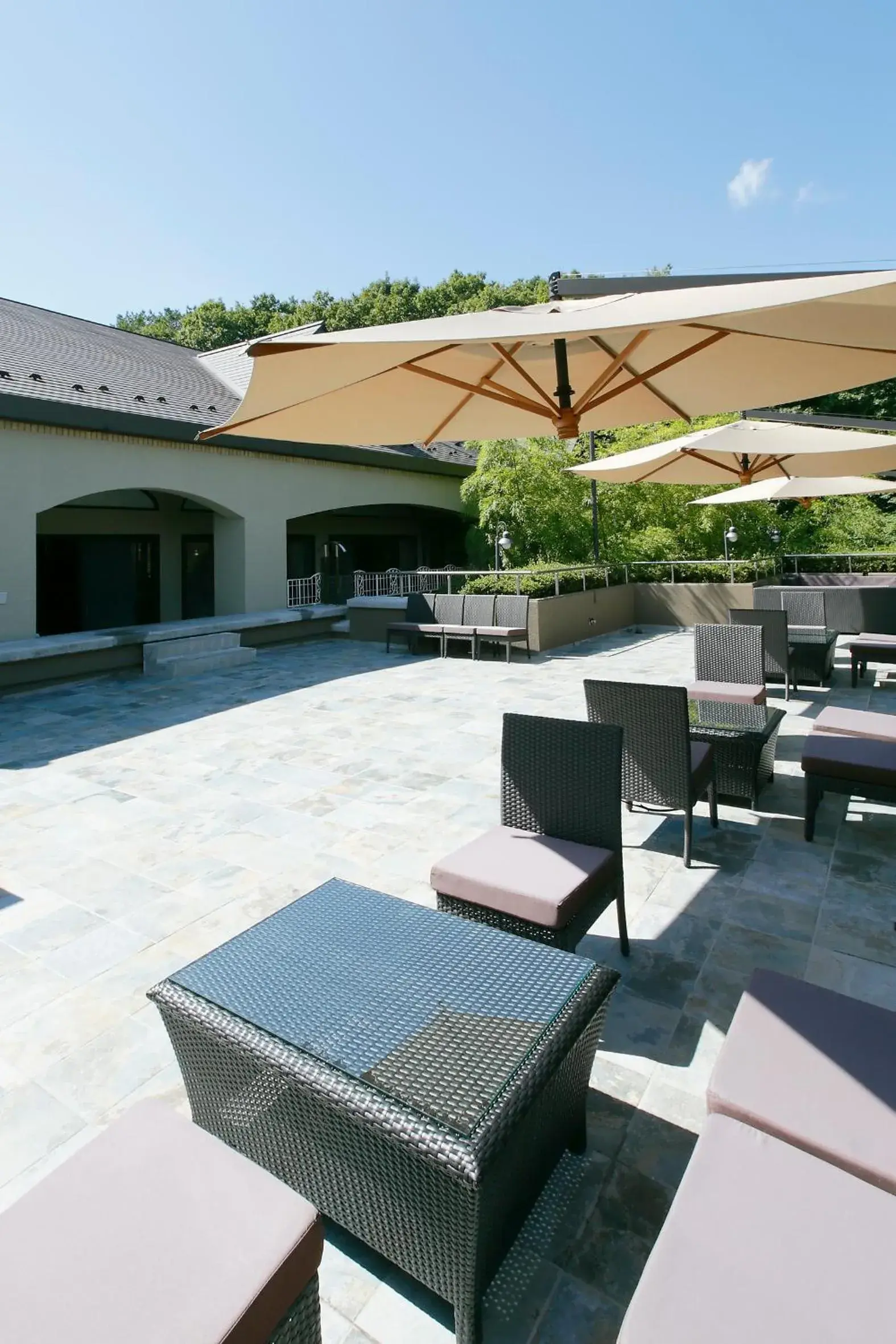 Balcony/Terrace, Swimming Pool in Hotel Floracion Nasu