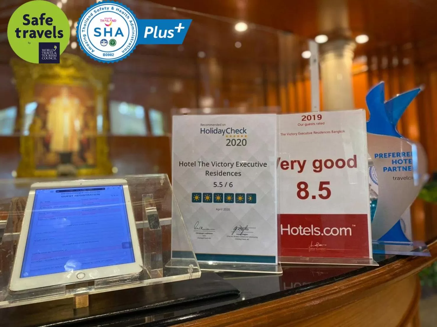 Logo/Certificate/Sign in The Victory Residences Bangkok