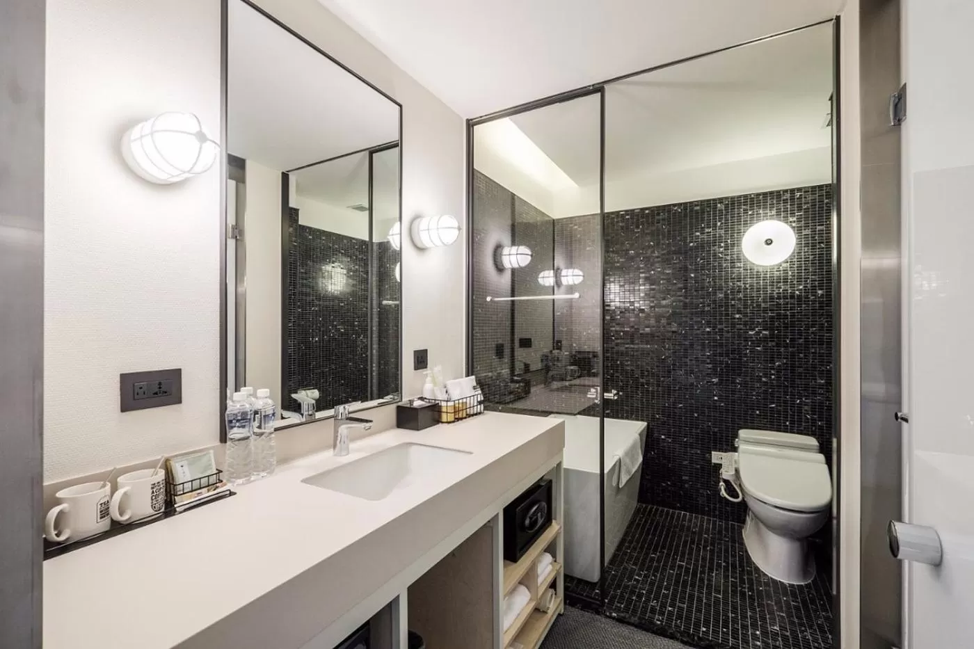 Bathroom in amba Taipei Zhongshan