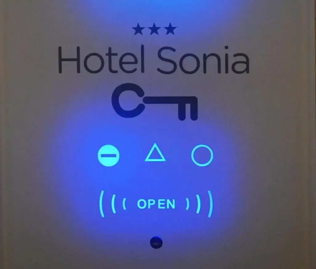 Logo/Certificate/Sign in Hotel Sonia