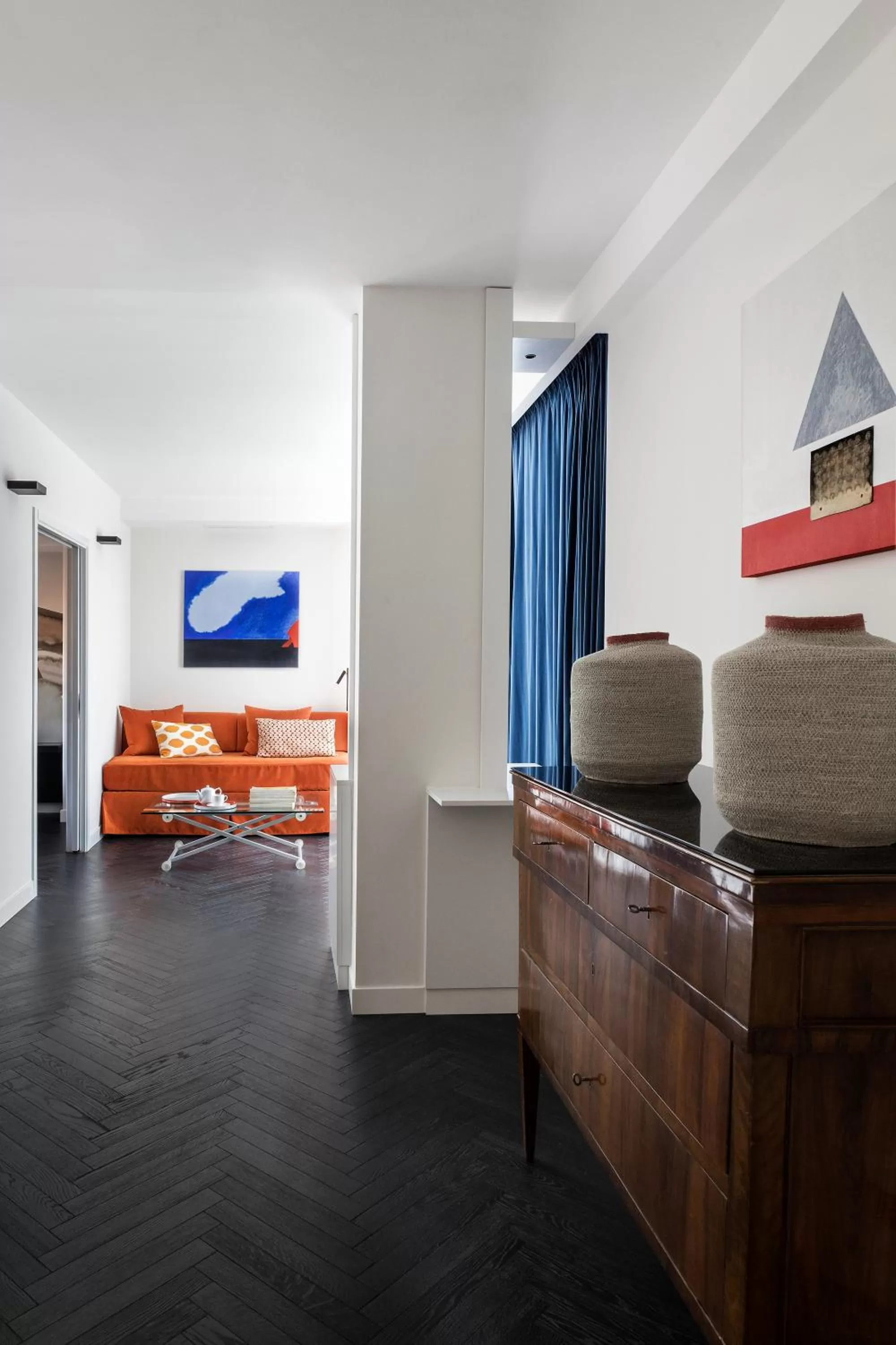 Living room, Bed in Hotel Plaza Opéra