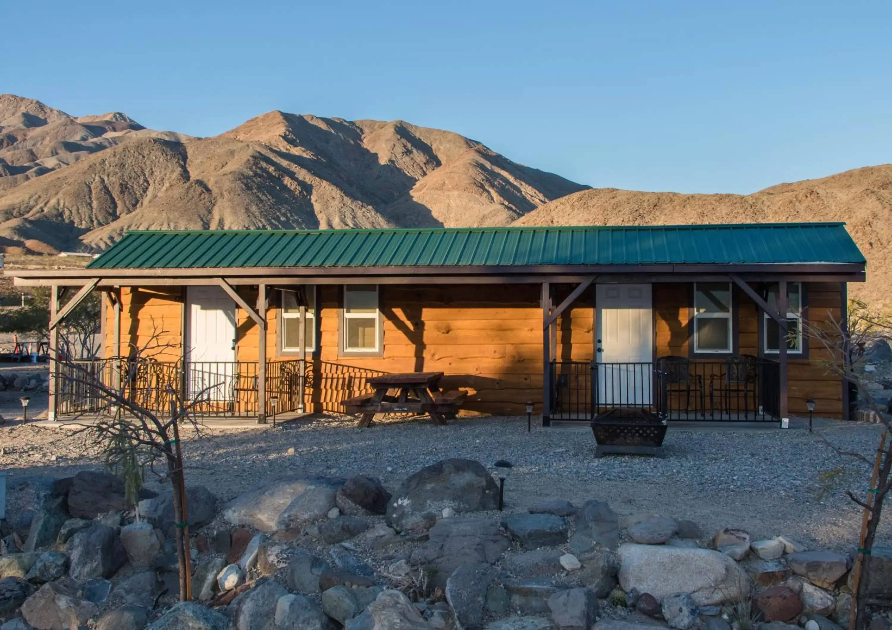 Winter in Panamint Springs Motel & Tents