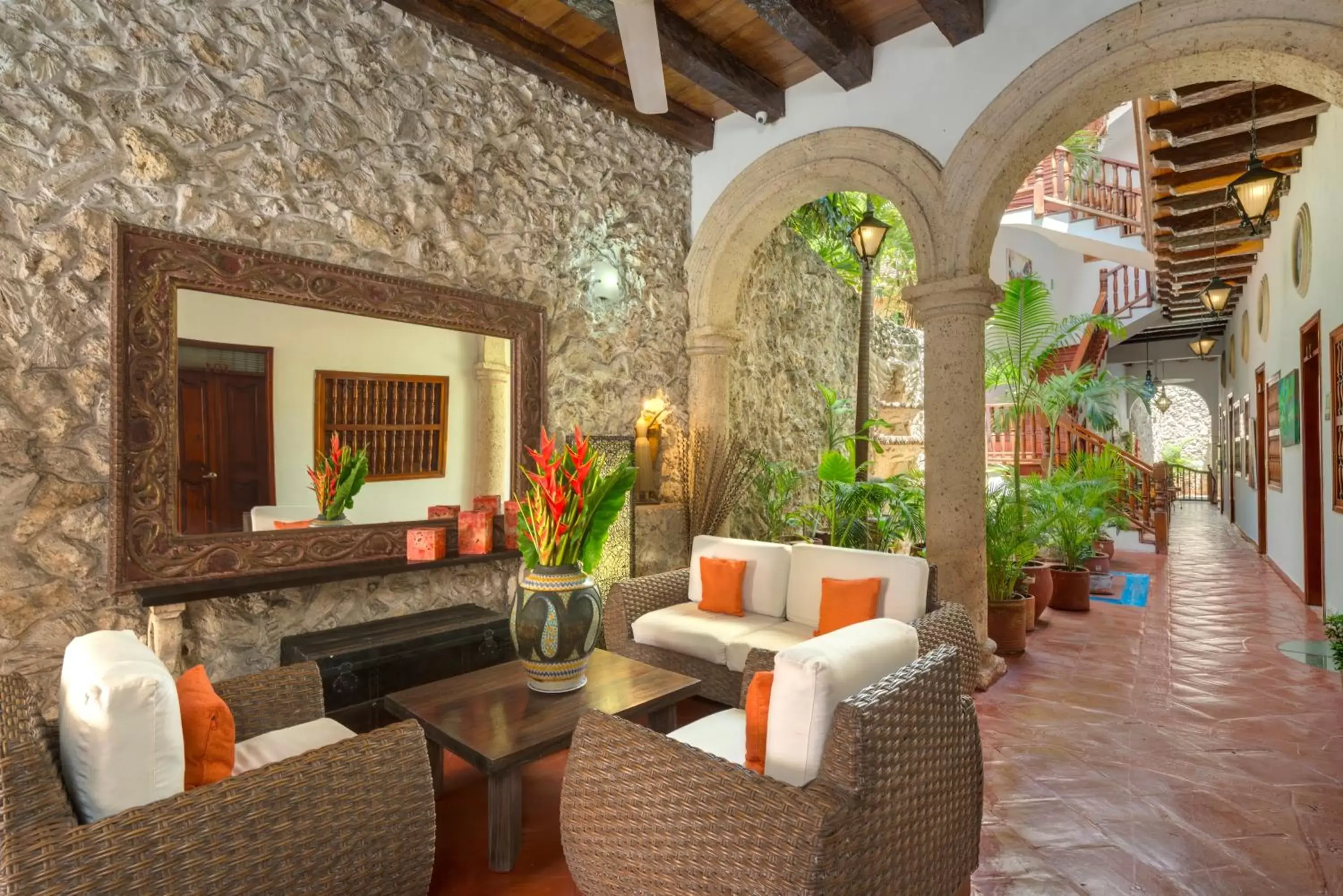 Lobby or reception in Casa Del Curato