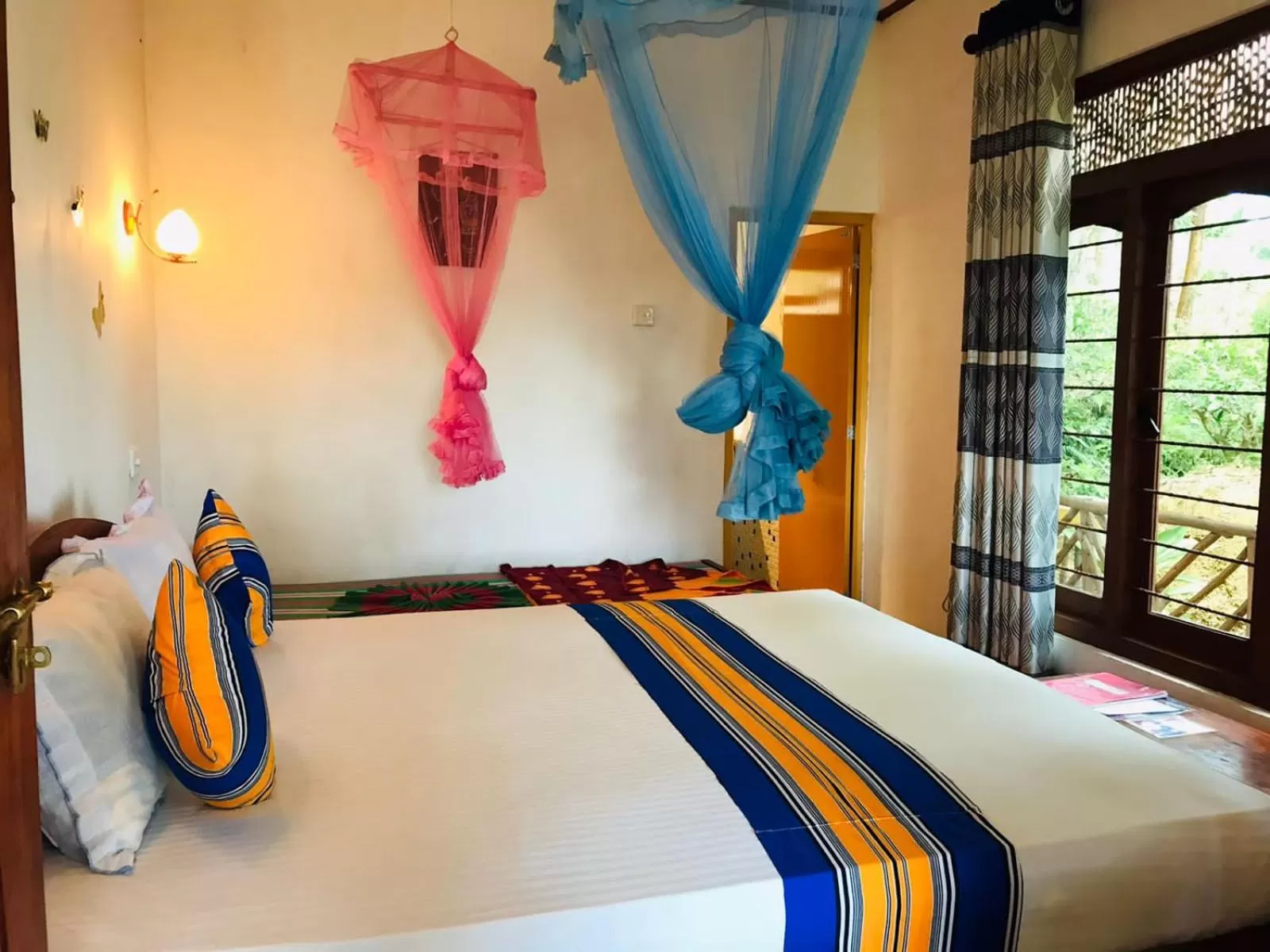 Bed in Malithis lodge