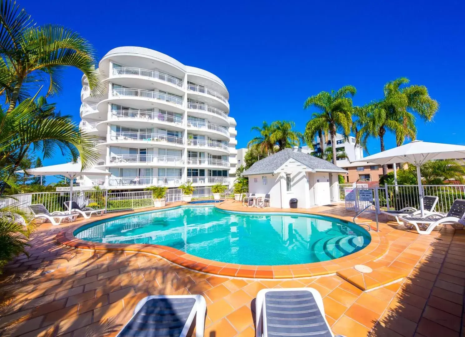 Property building, Swimming Pool in The Atrium Resort