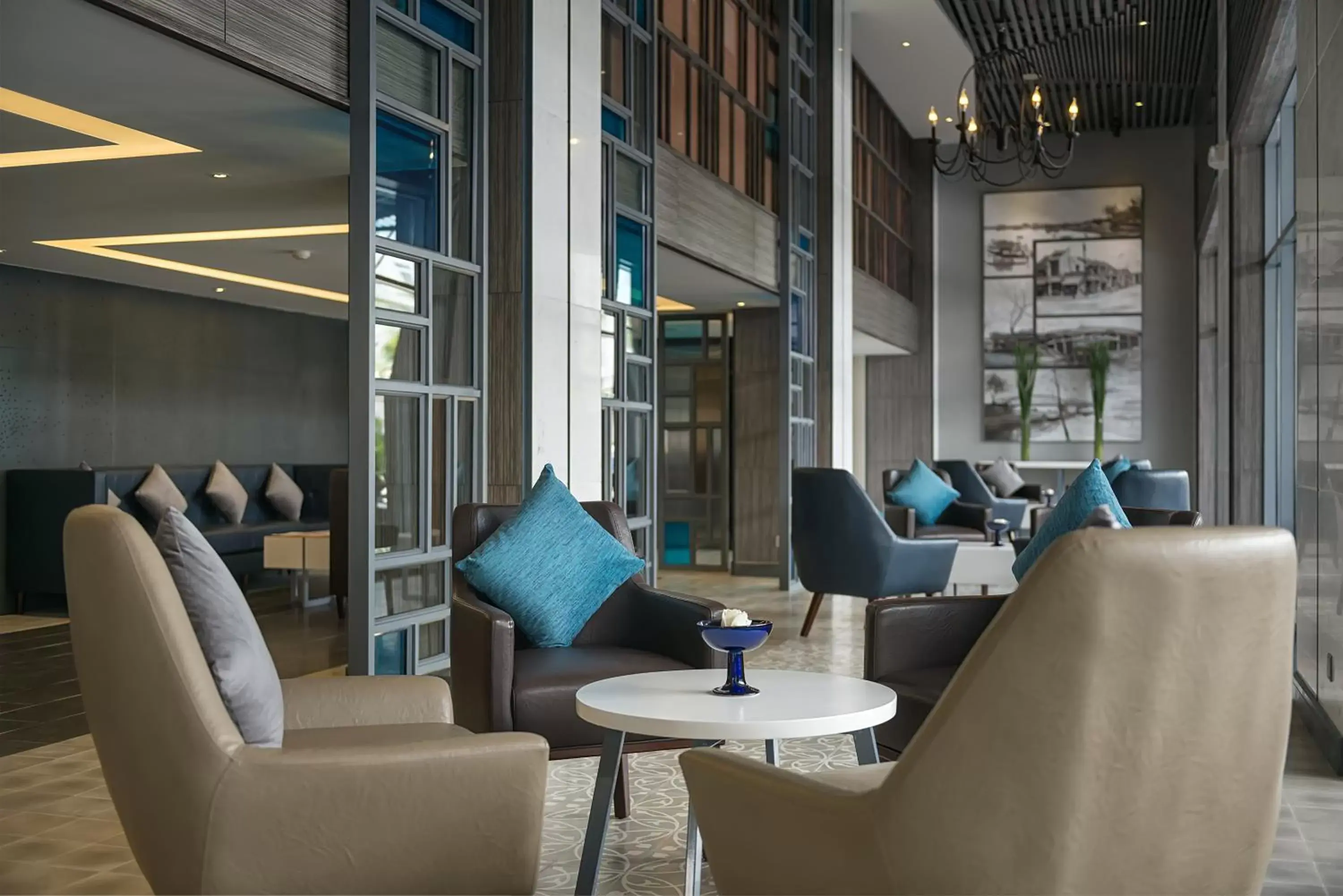 Lobby or reception, Seating Area in Paradise Suites Hotel