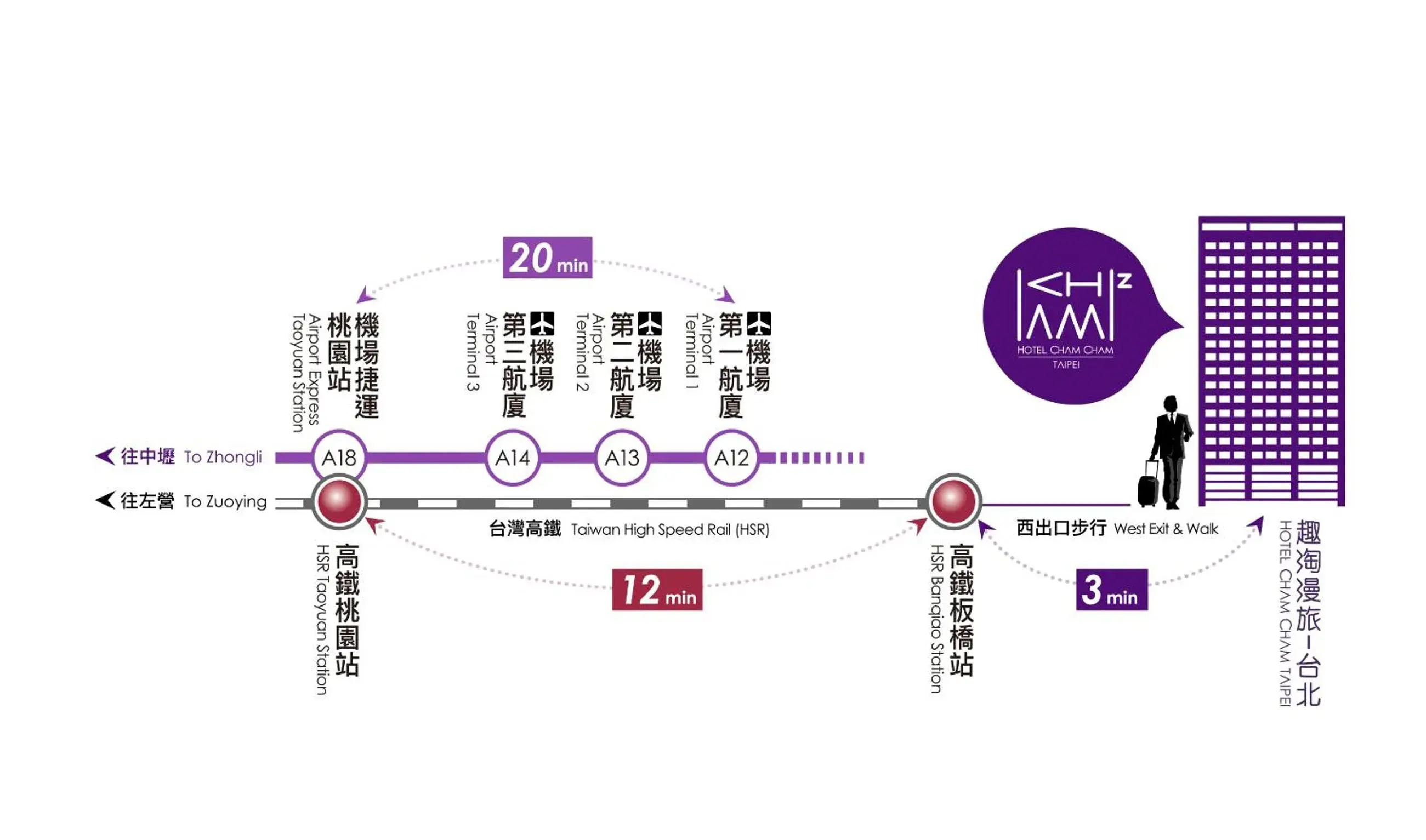 Property logo or sign, Floor Plan in HOTEL CHAM CHAM - Taipei (Quarantine Hotel)