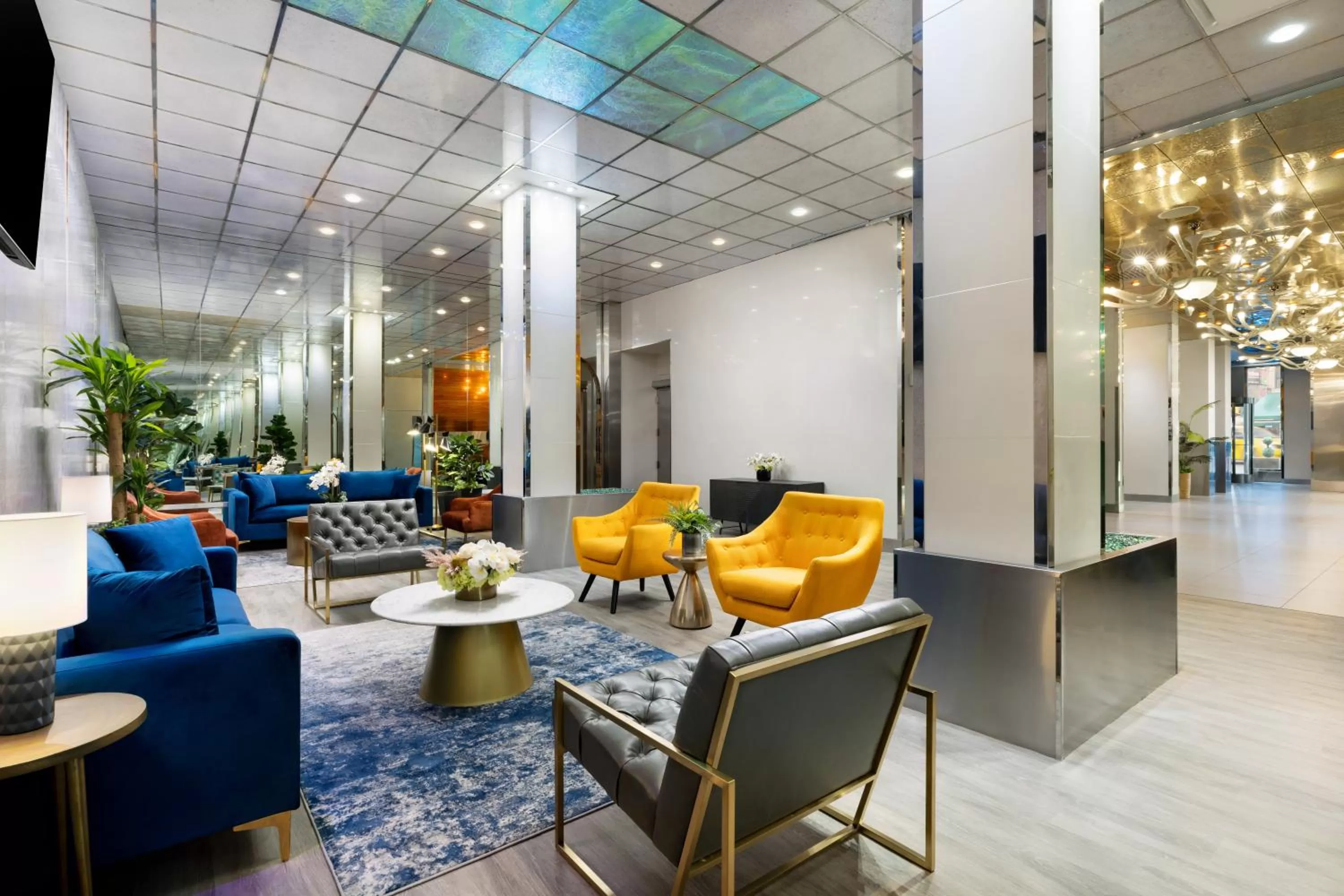 Lobby or reception in OYO Times Square