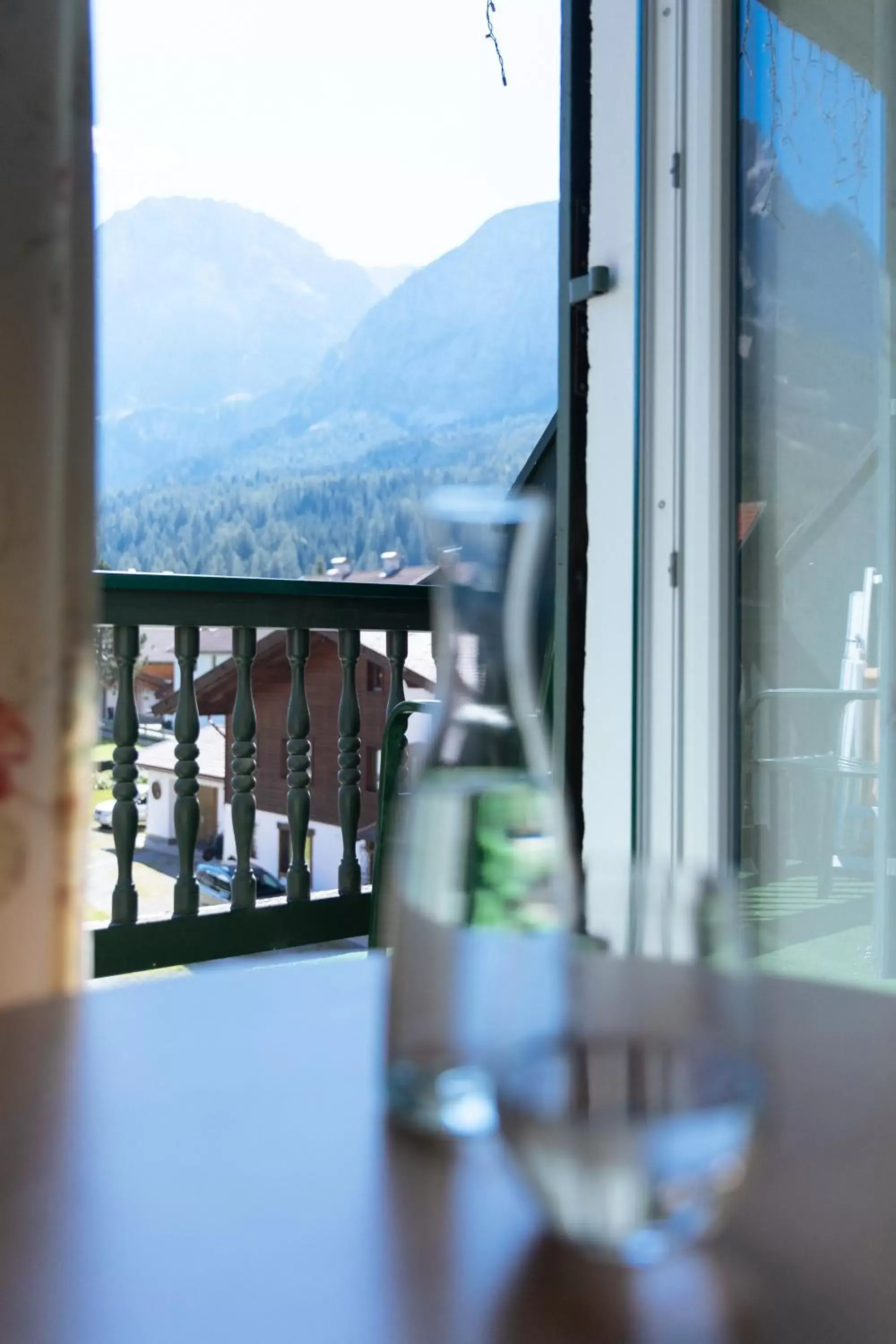 Balcony/Terrace, Mountain View in Hotel Sonnenspitze