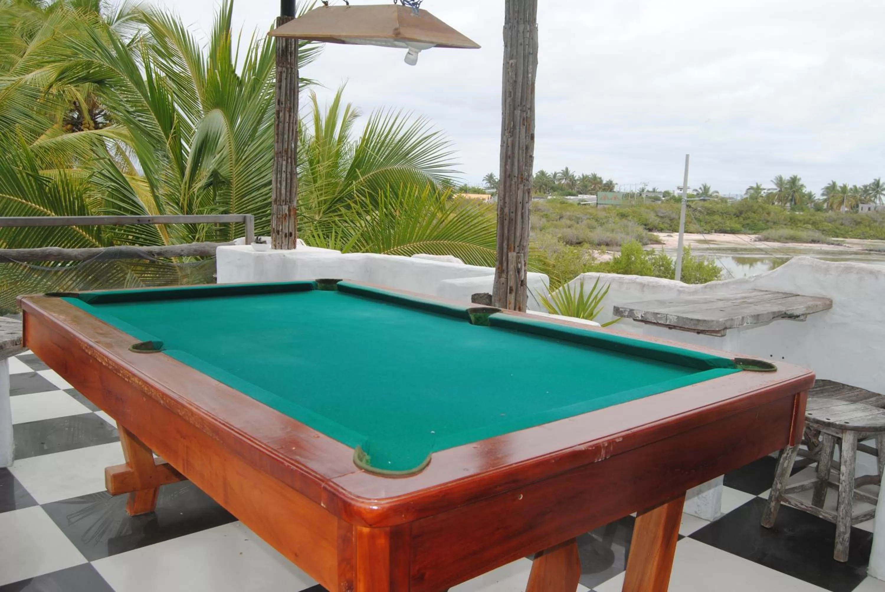 Billiard in Hostal Galapagos by Bar de Beto