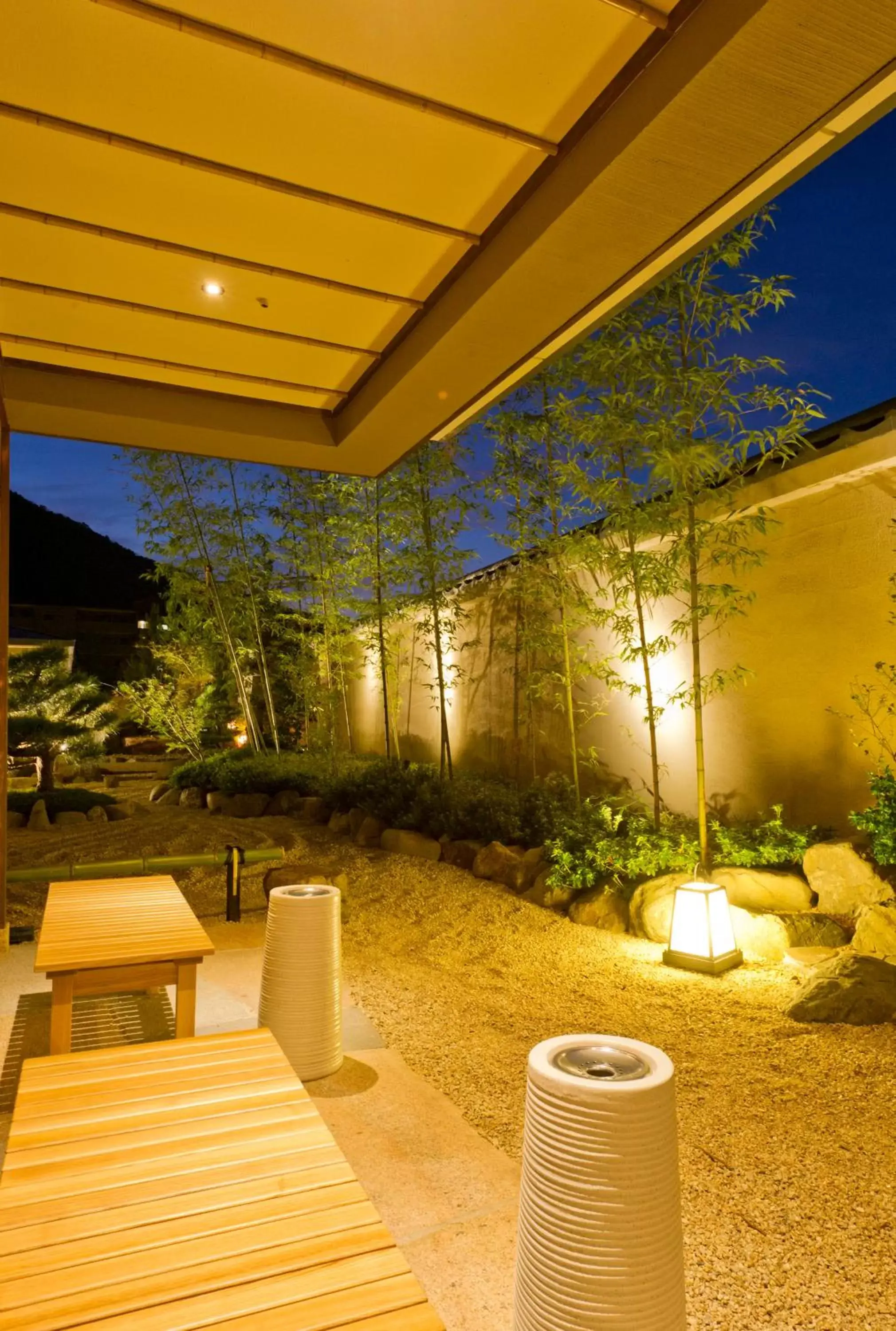 Garden view in Kadensho, Arashiyama Onsen, Kyoto - Kyoritsu Resort