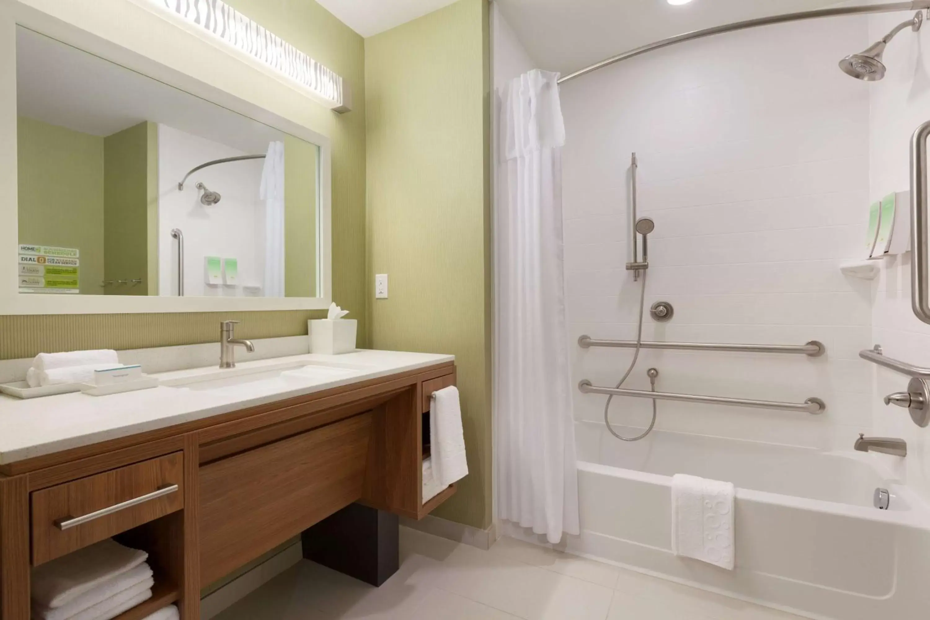 Bathroom in Home2 Suites By Hilton Oklahoma City Quail Springs
