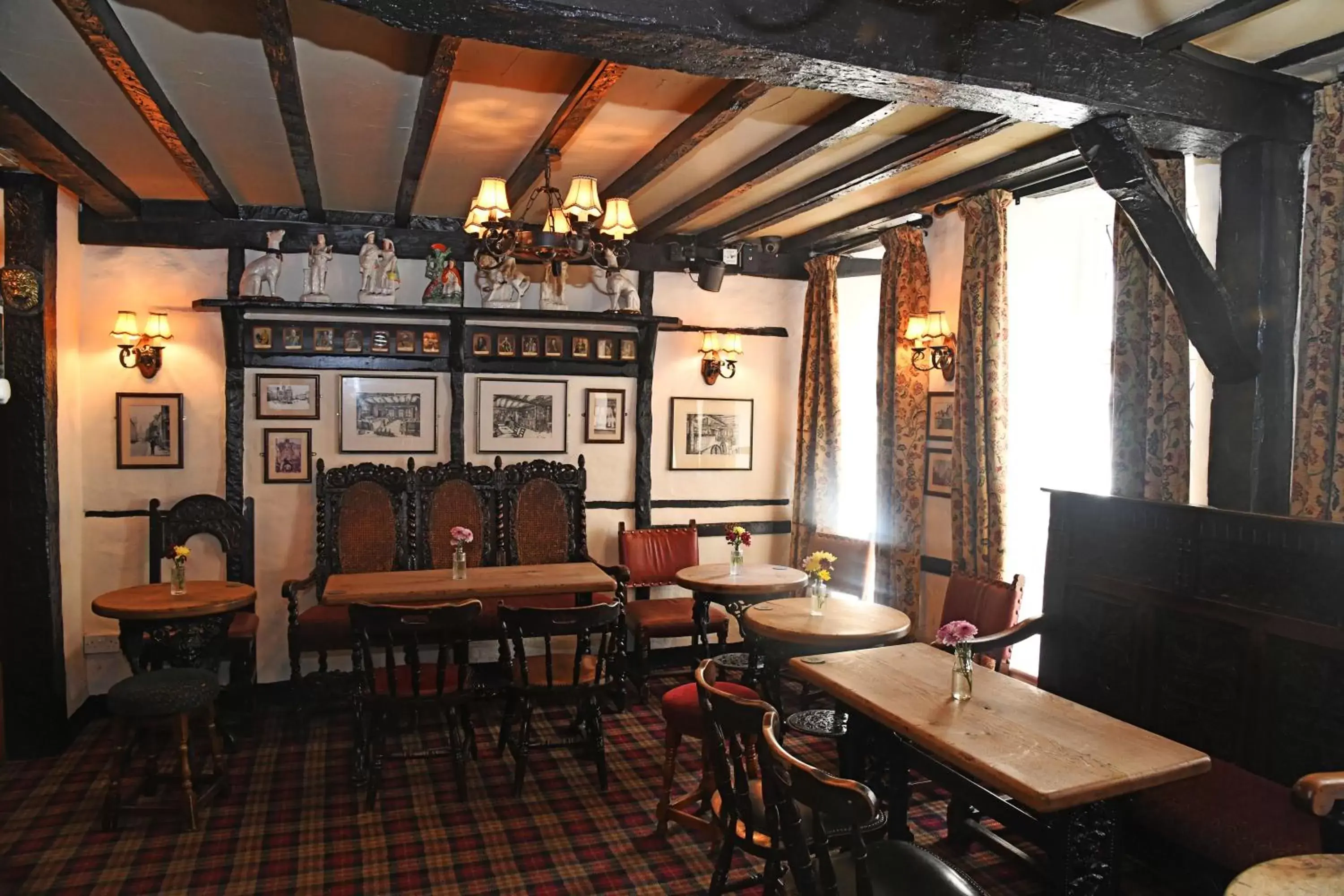 Lounge or bar in The Black Boy Inn