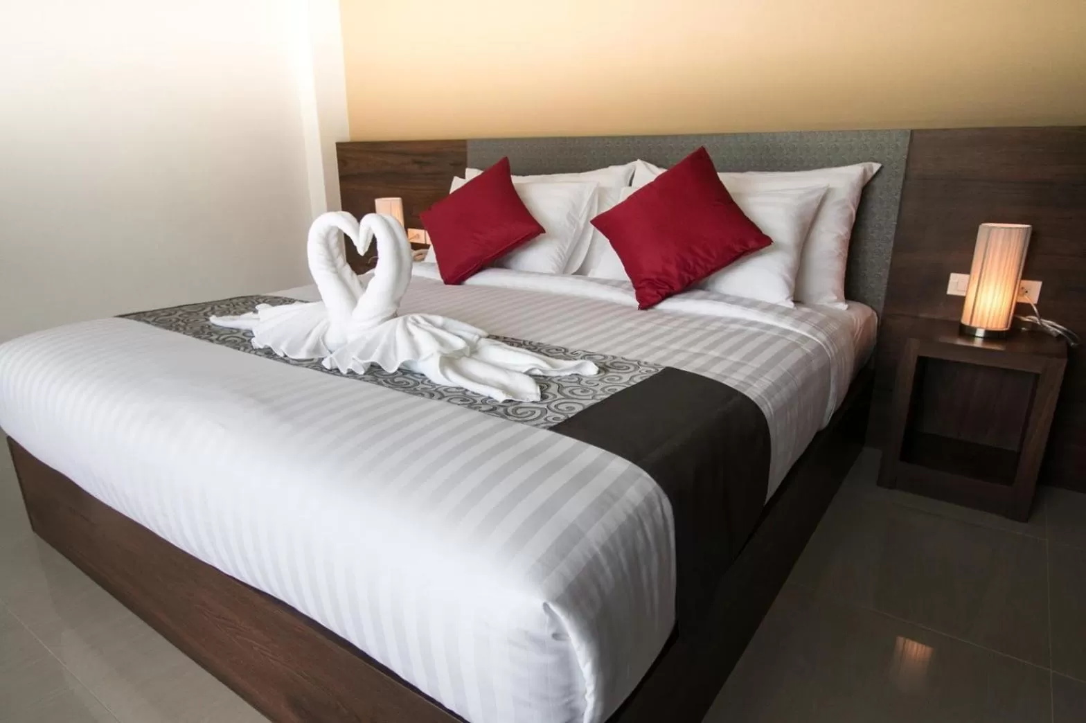 Bed in Aonang Sea Valley Resort