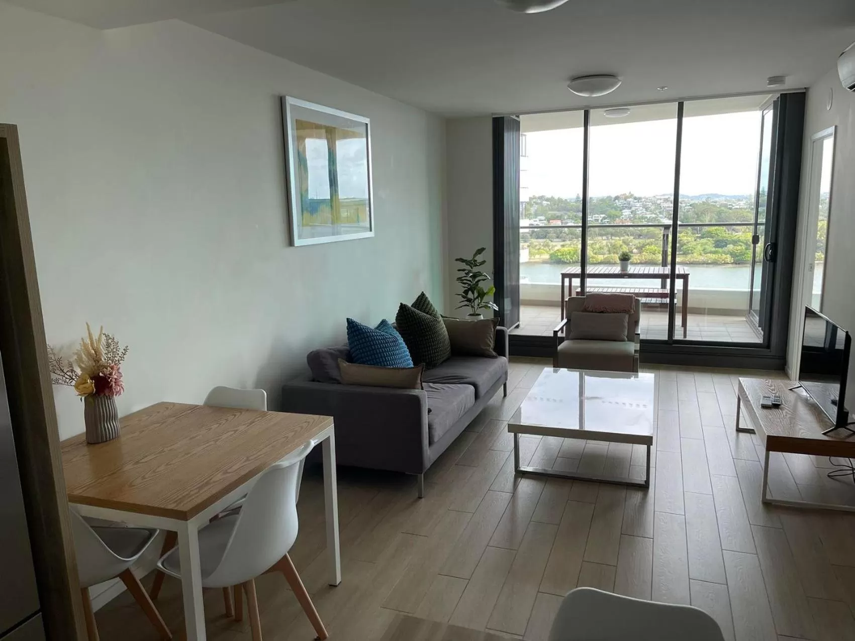 Patio in Link Portside Wharf Apartment Hotel