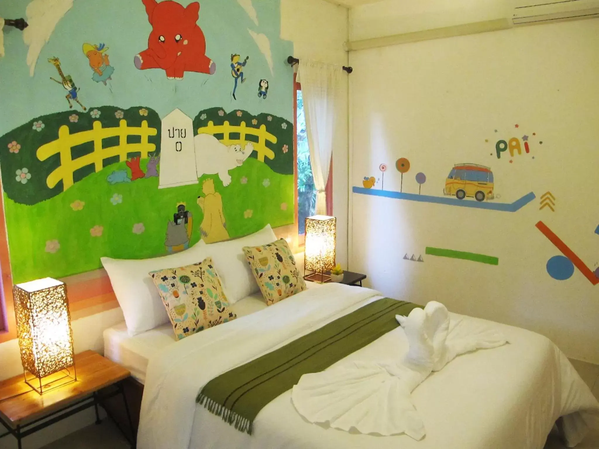 Photo of the whole room, Bed in Baan Chokdee Pai Resort Photo of the whole room, Bed in Baan Chokdee Pai Resort