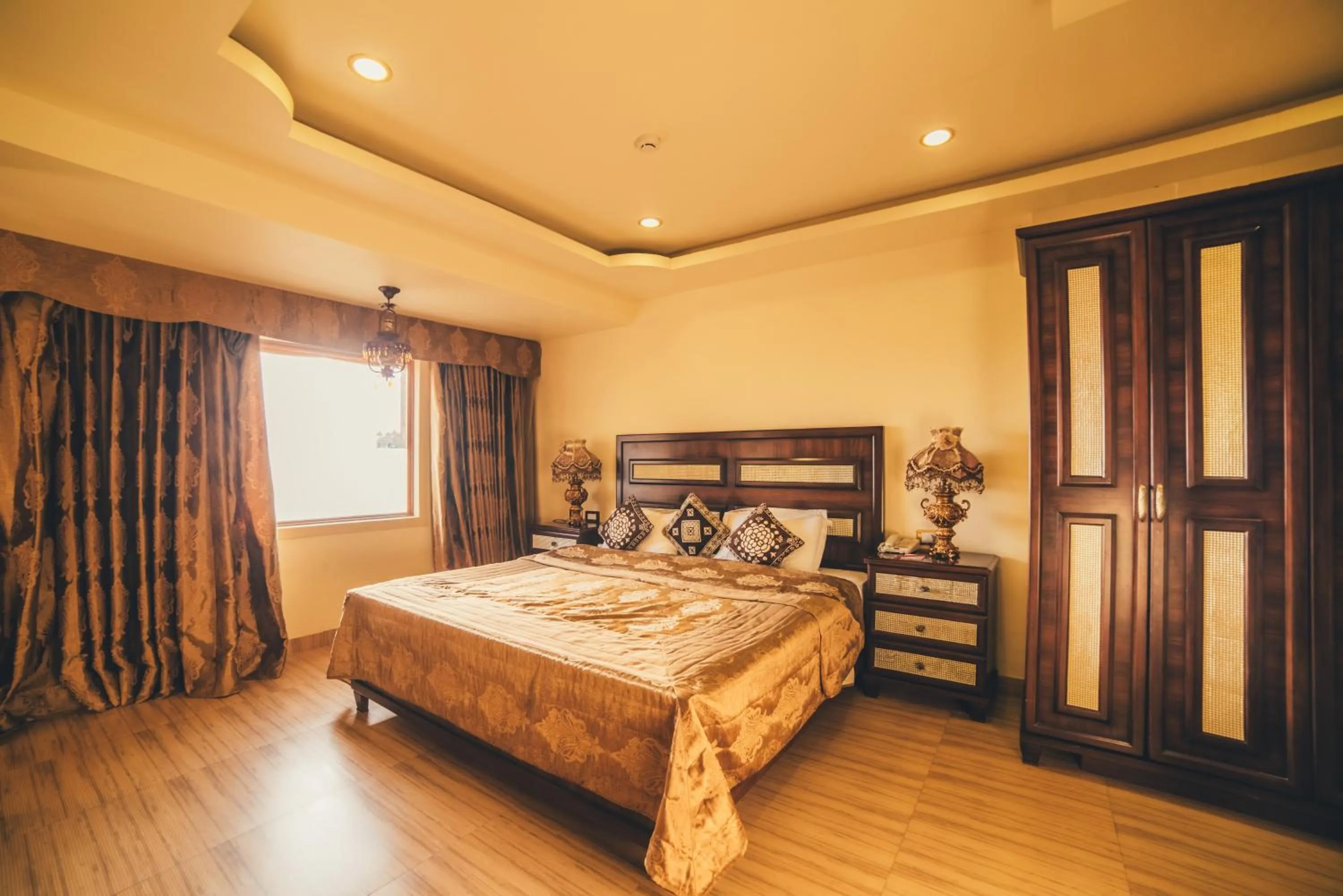 Bedroom, Bed in Chokhi Dhani The Palace Hotel