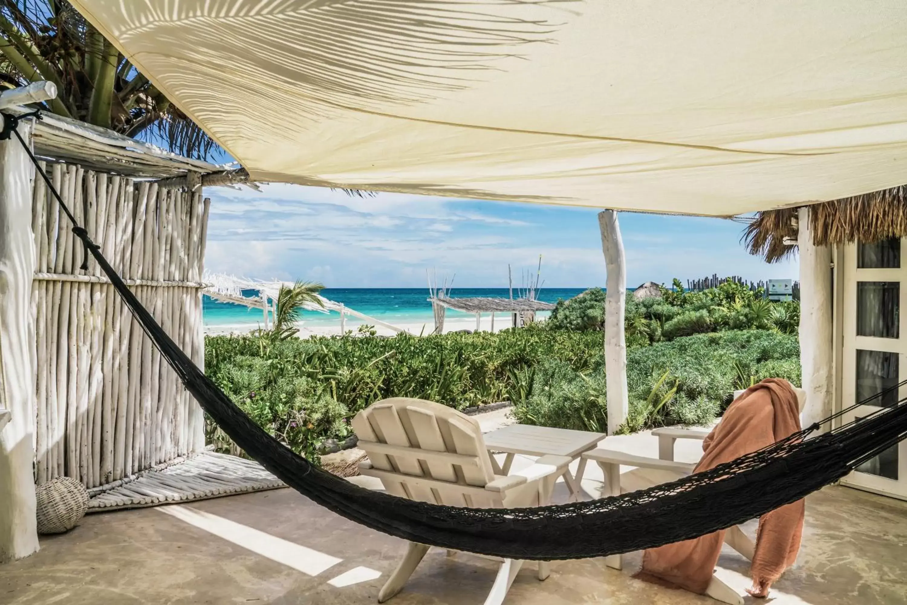 Balcony/Terrace in Coco Tulum Beach Club Hotel