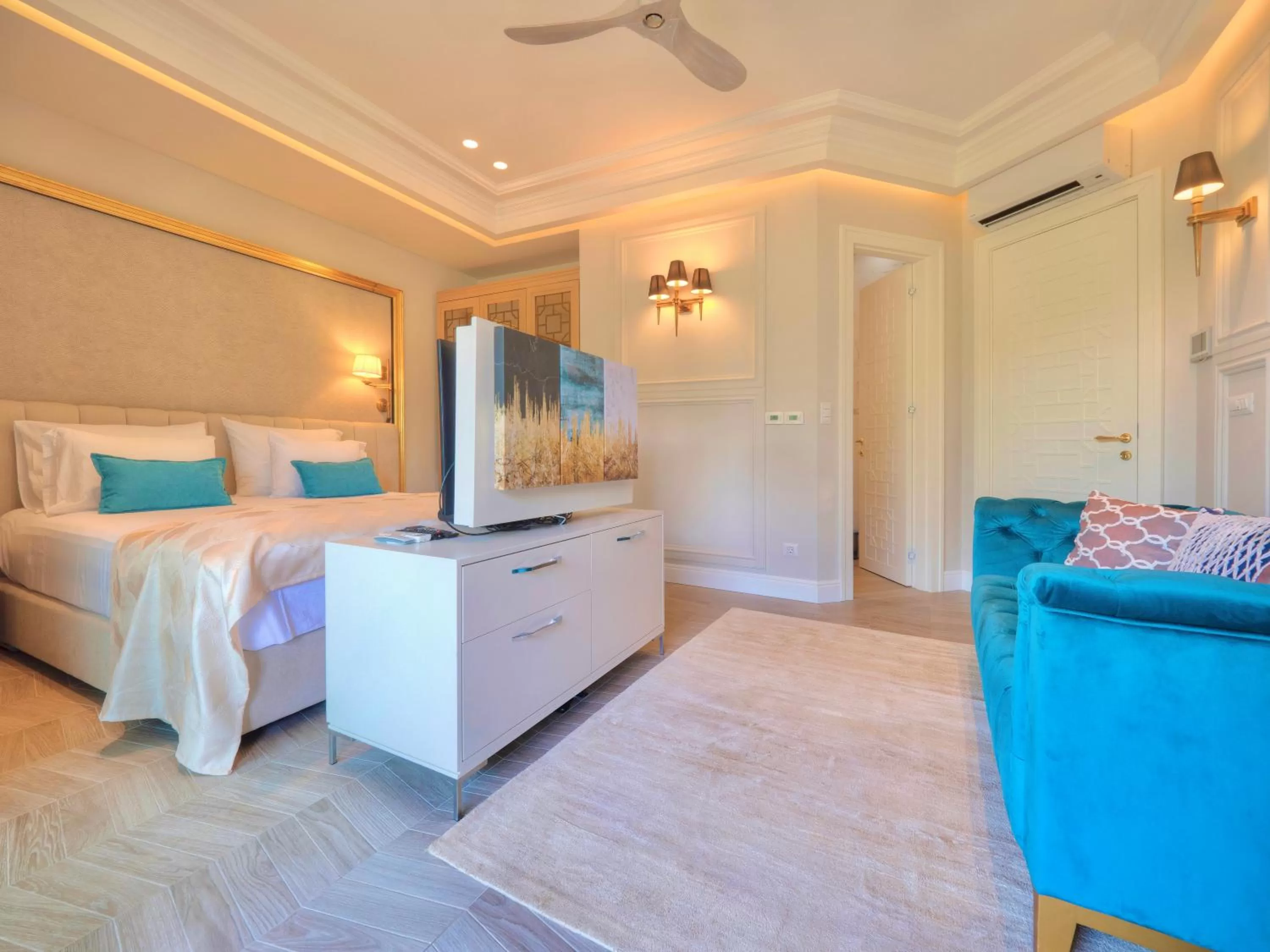 Living room in Apartments PERLA Budva