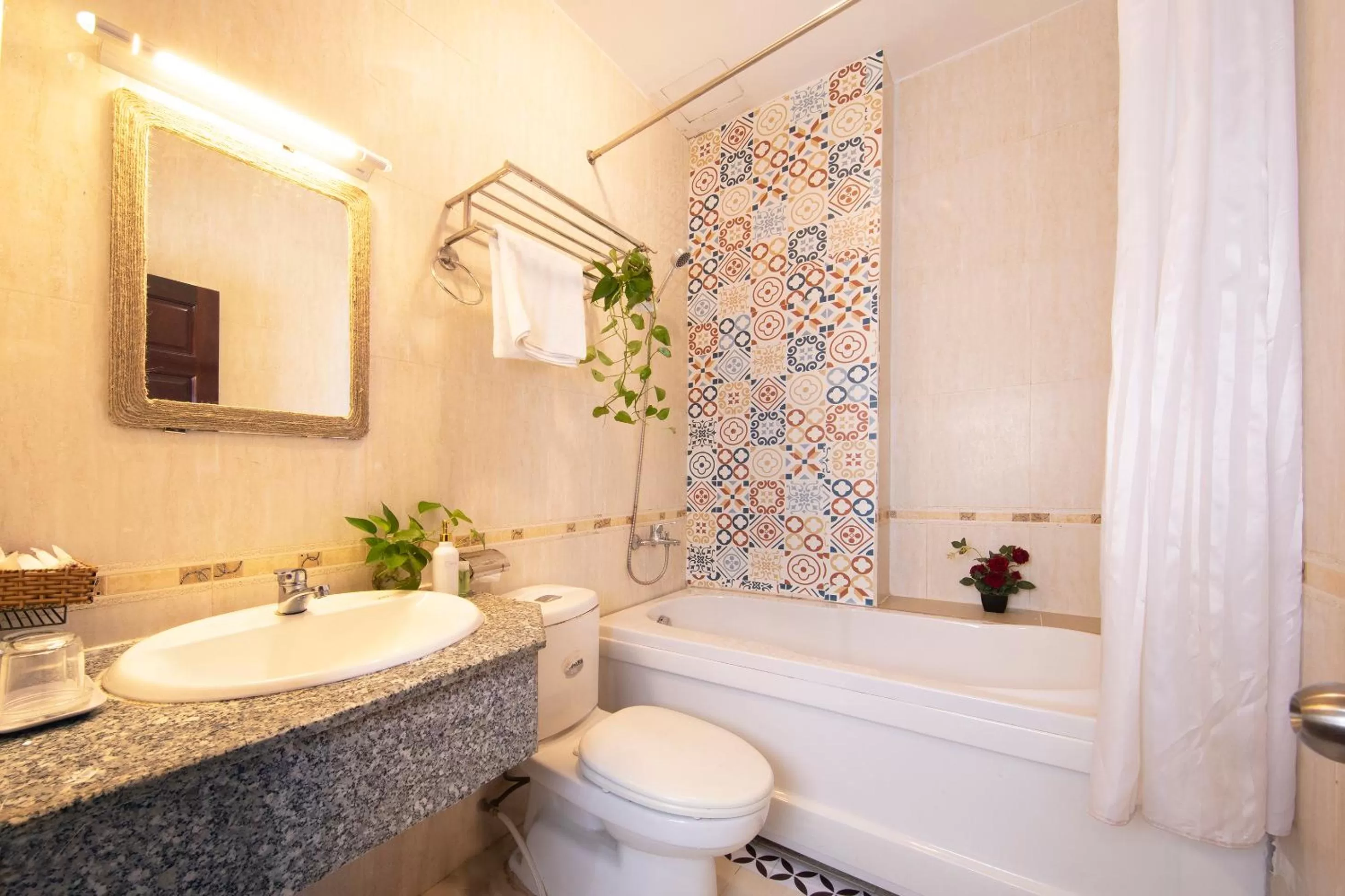 Bathroom in Vilion Boutique Hotel Ben Thanh