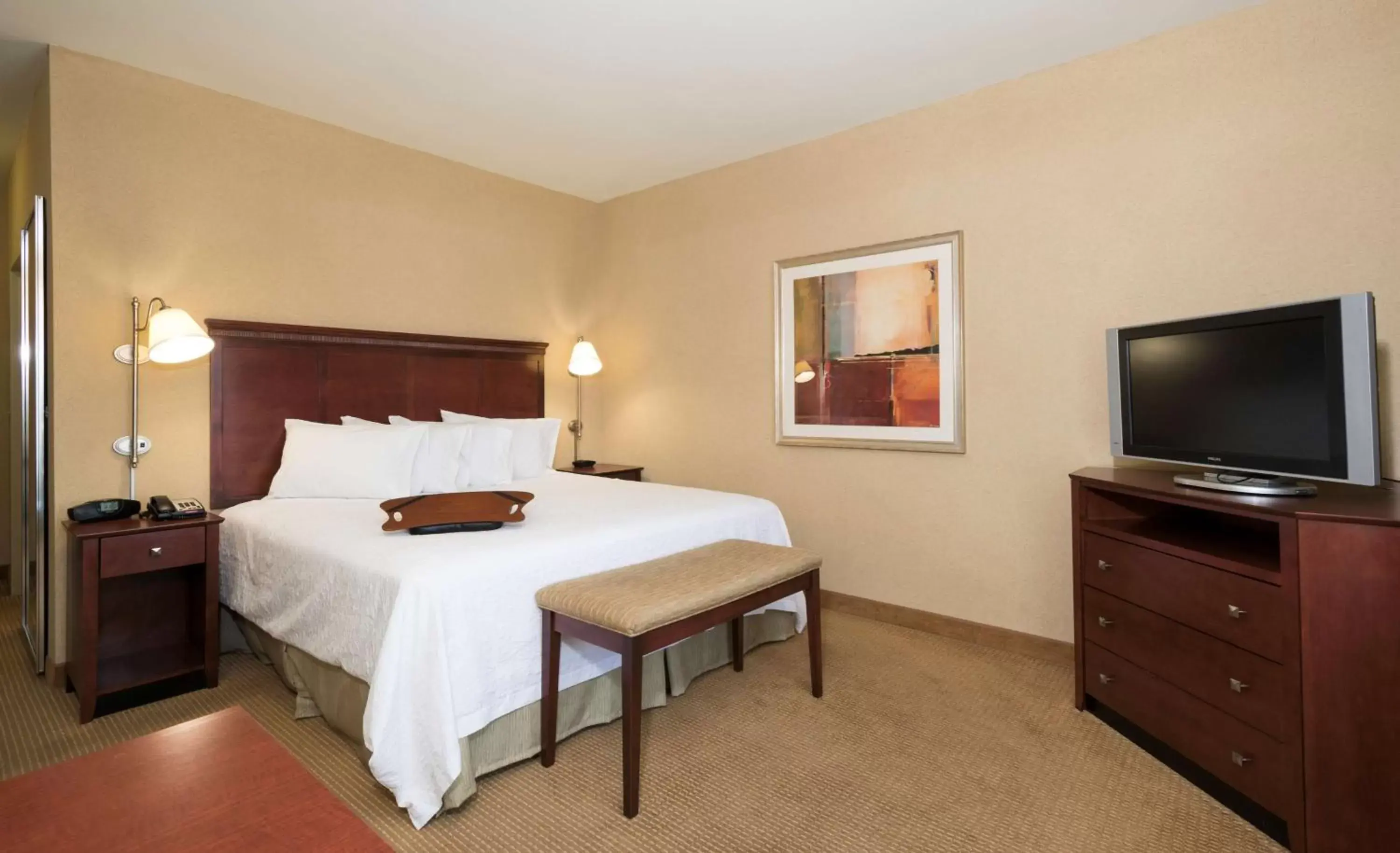 Bed in Hampton Inn & Suites Abilene I-20