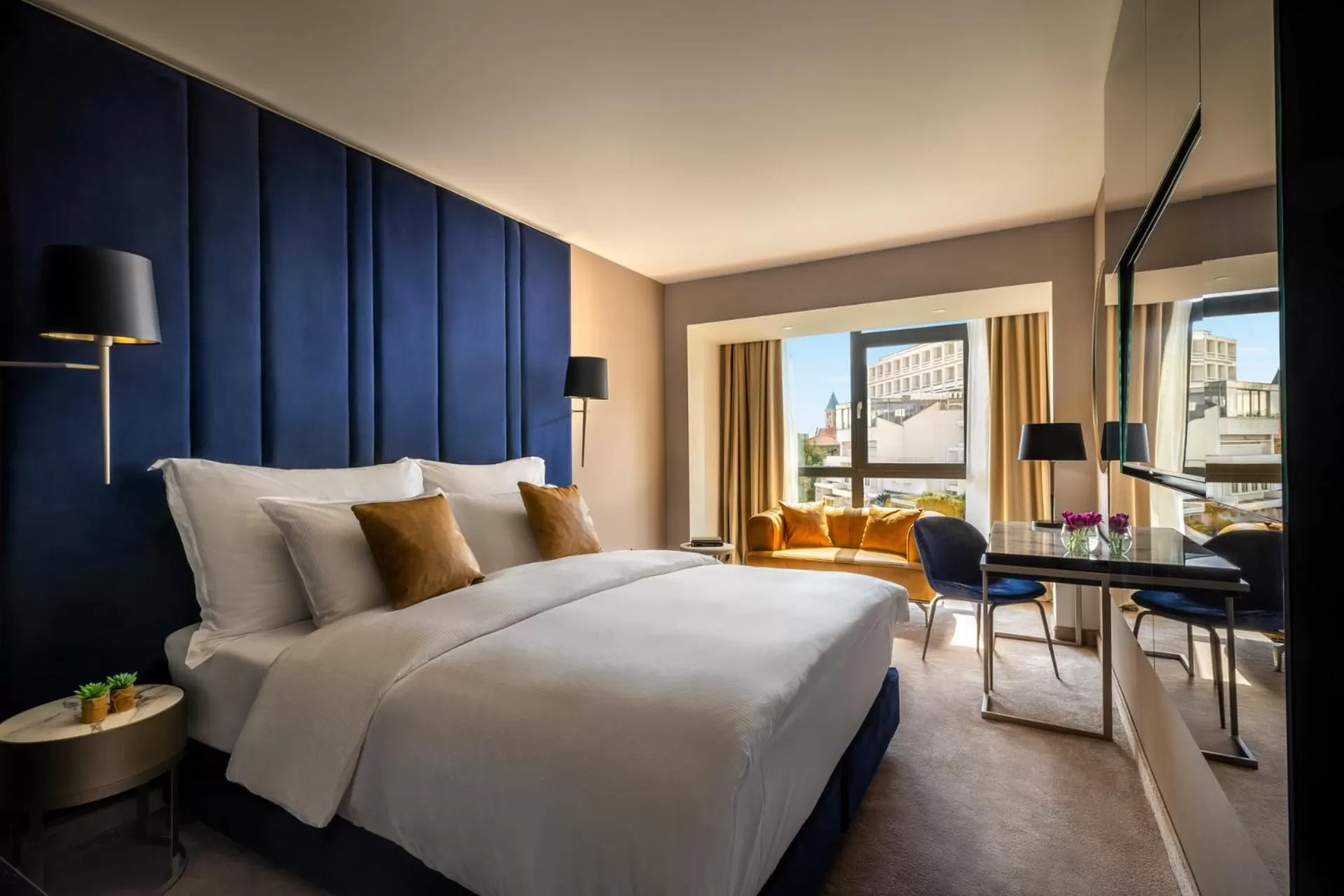 View (from property/room), Bed in Grand Hotel Adriatic