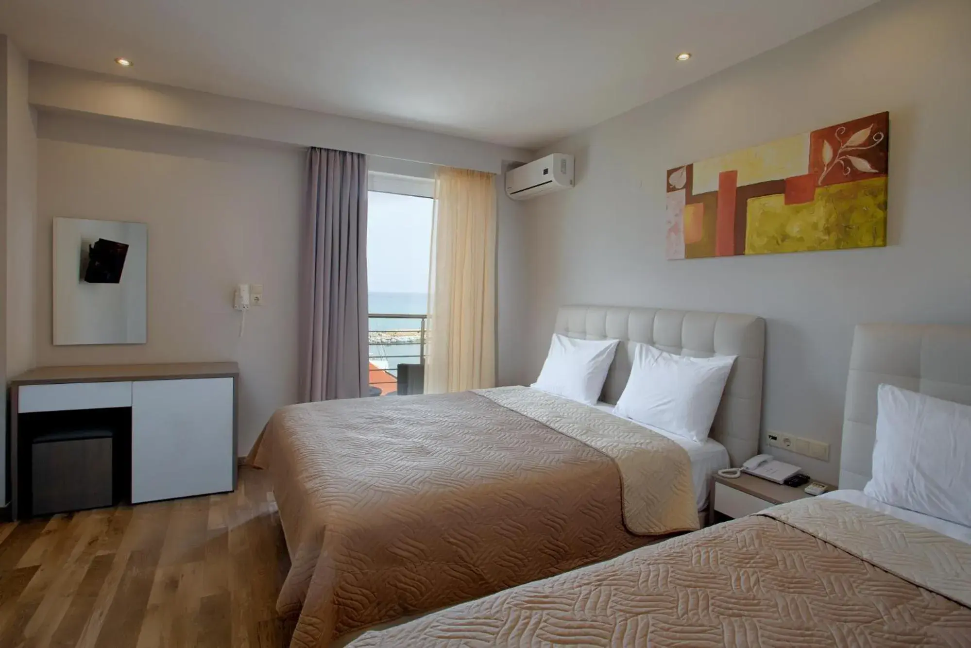 Bed in Irini Hotel