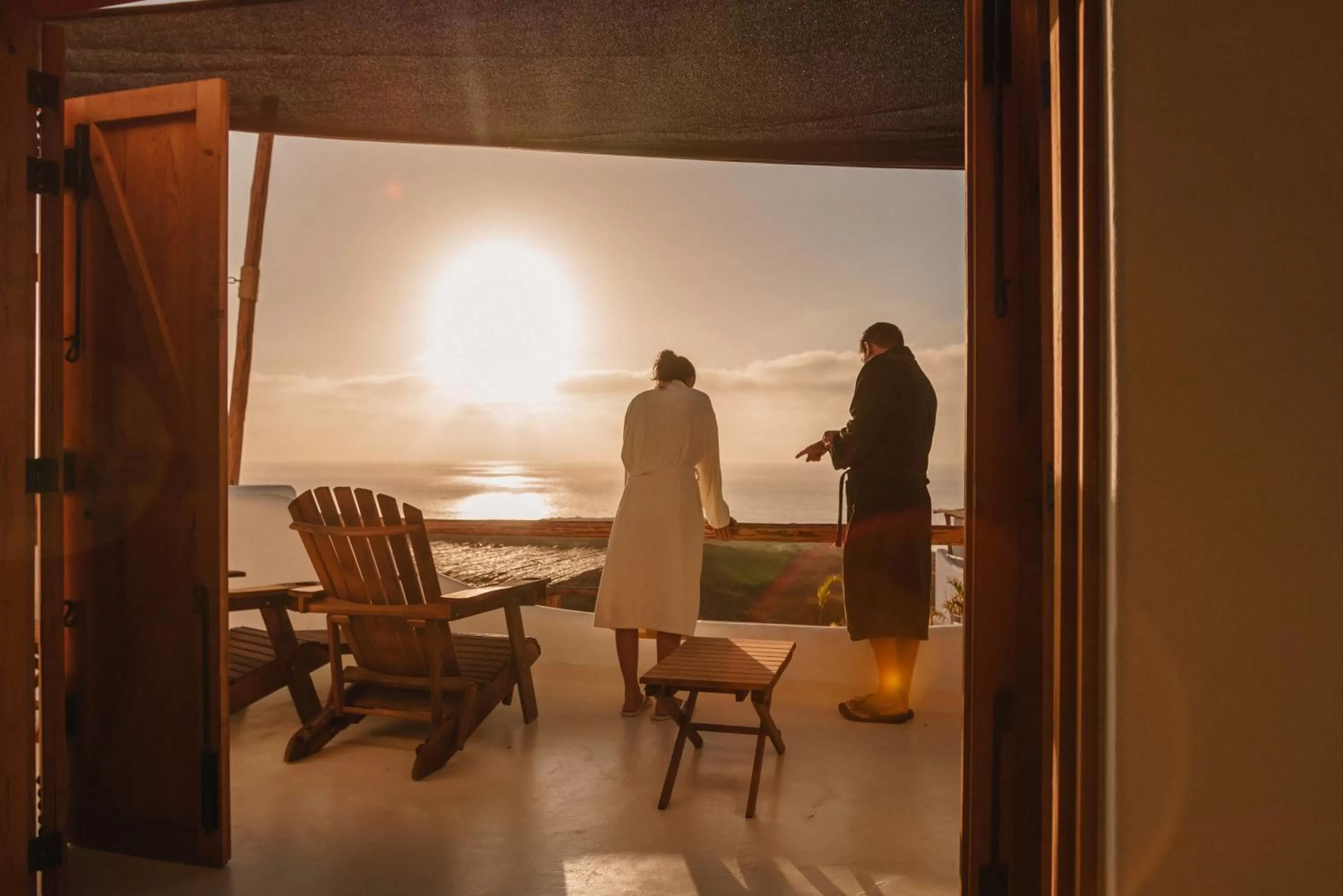 People in The White Lodge