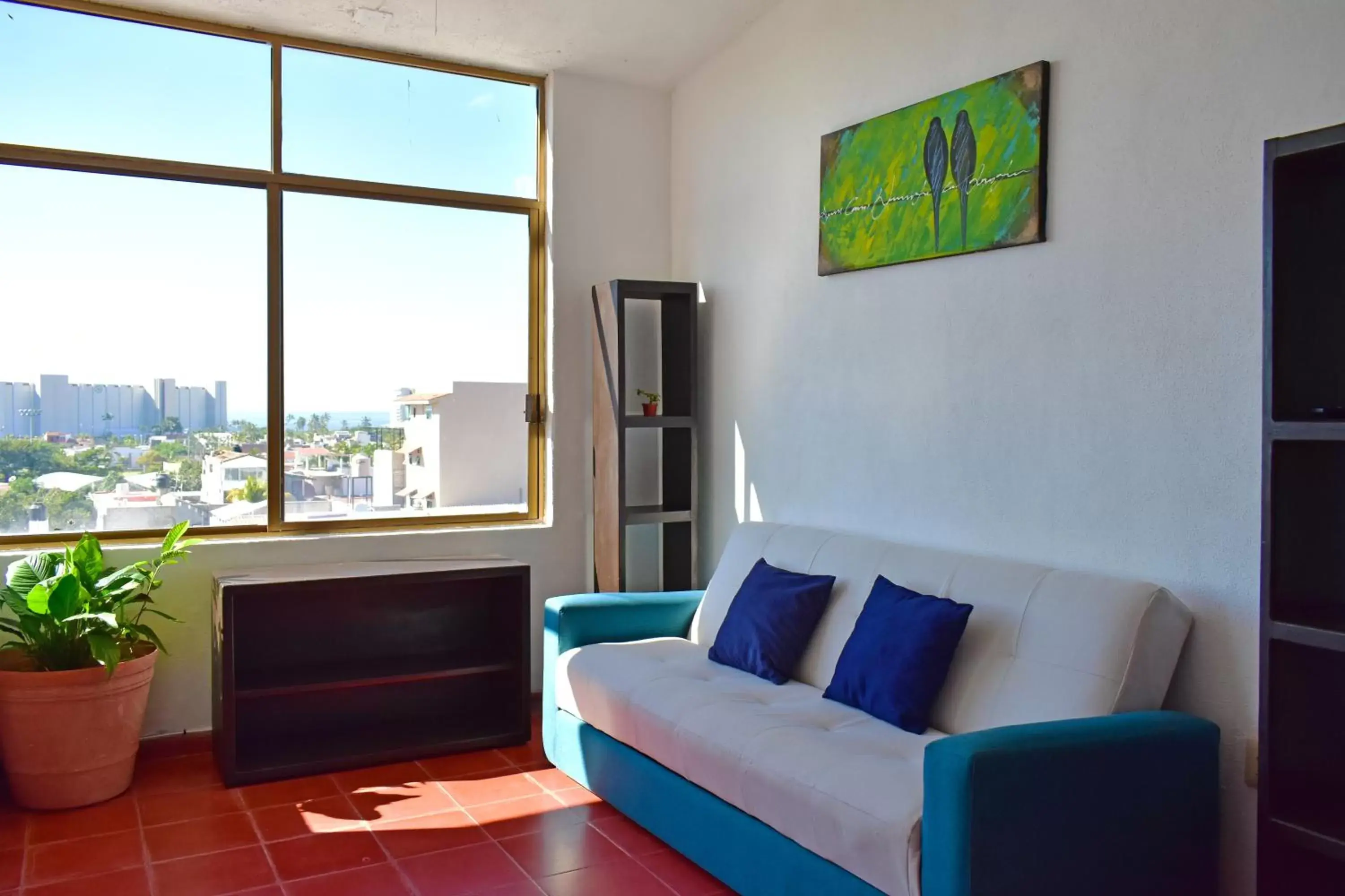 Living room in Hotel Blue Home Vallarta