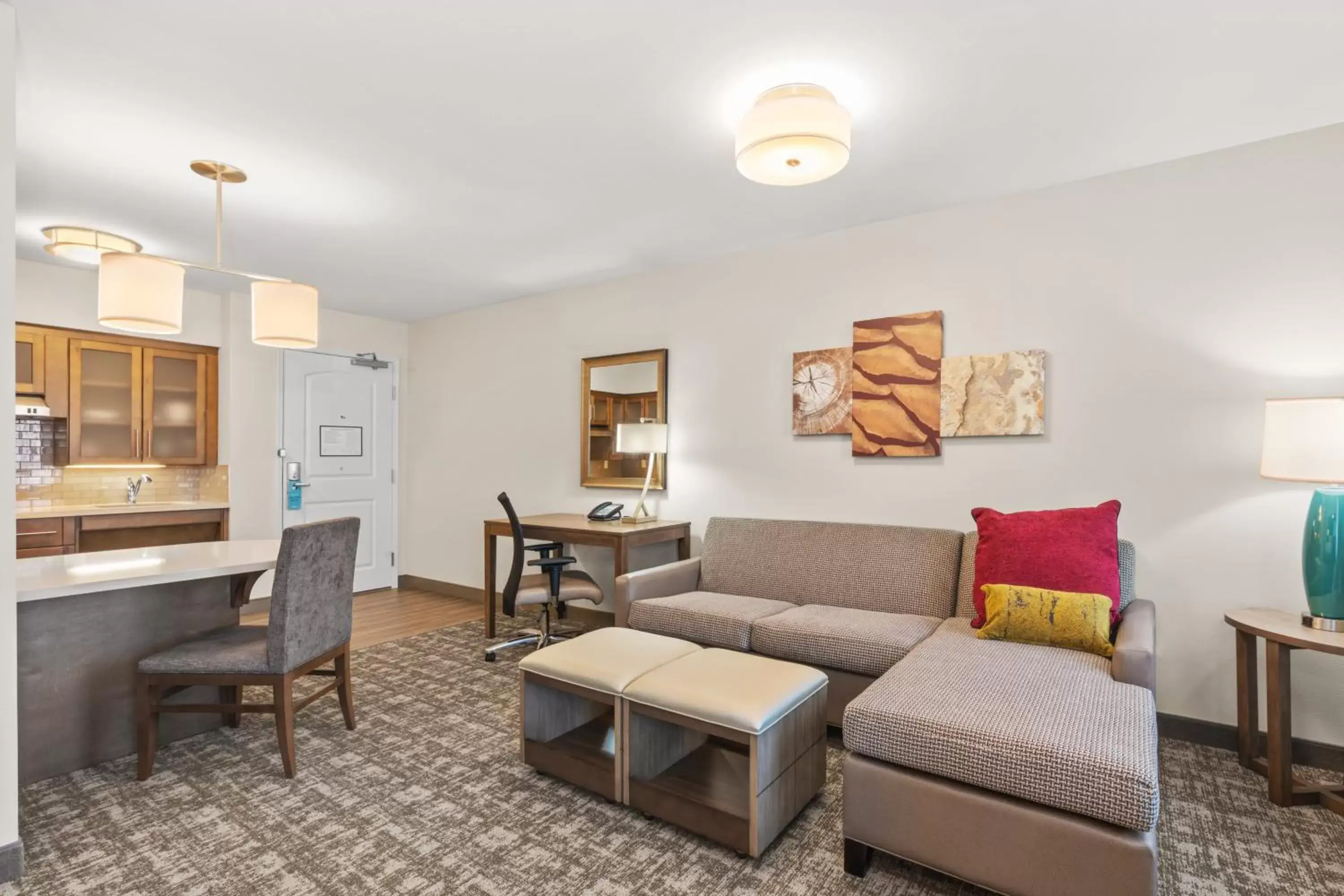 Photo of the whole room, Seating Area in Staybridge Suites - Orenco Station, an IHG Hotel