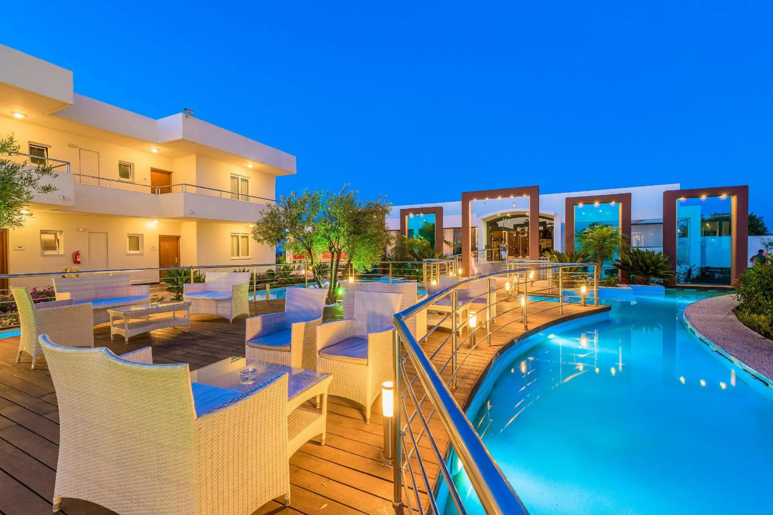 Communal lounge/ TV room, Swimming Pool in Afandou Bay Resort Suites