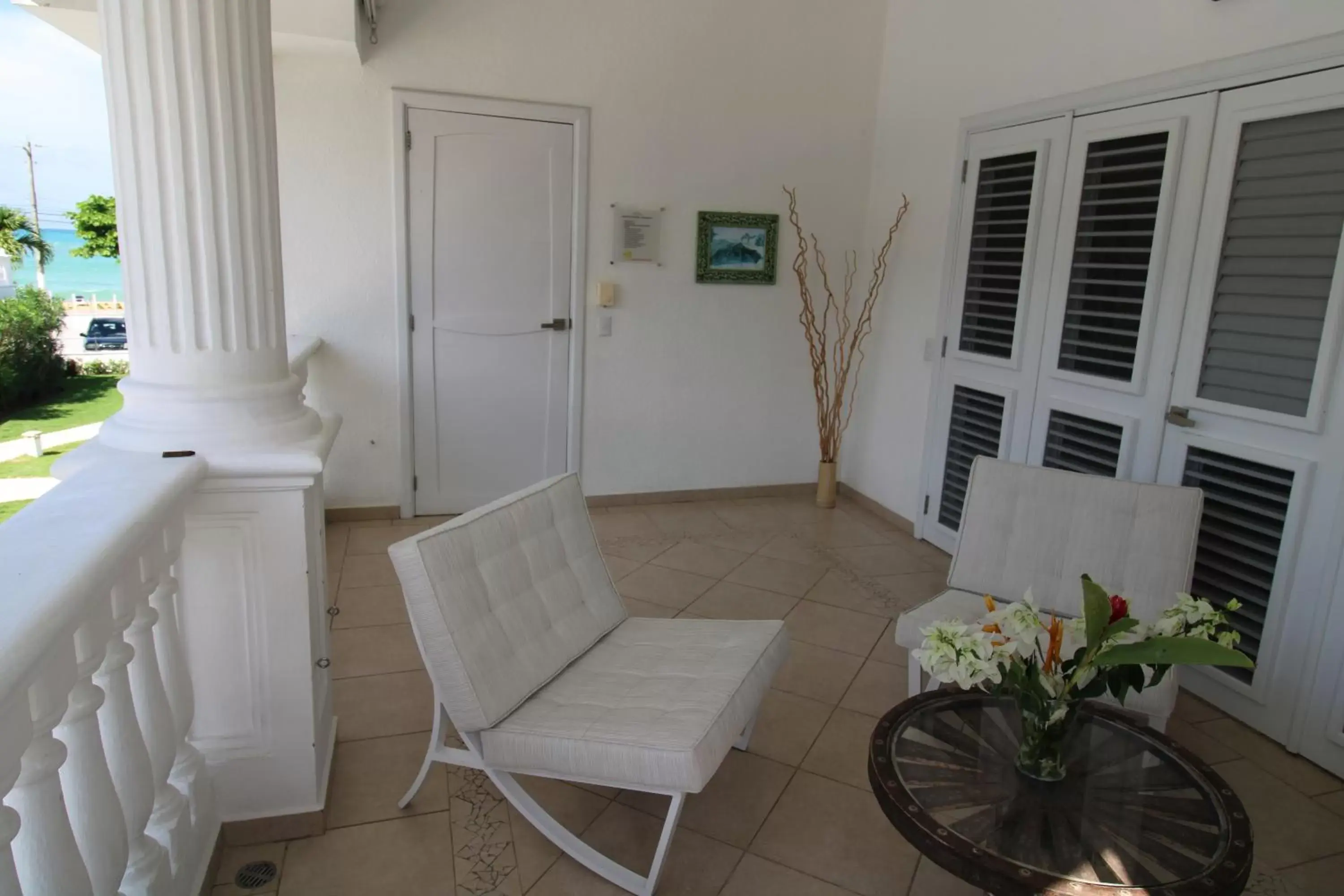 Balcony/Terrace, Seating Area in Albachiara Hotel - Las Terrenas