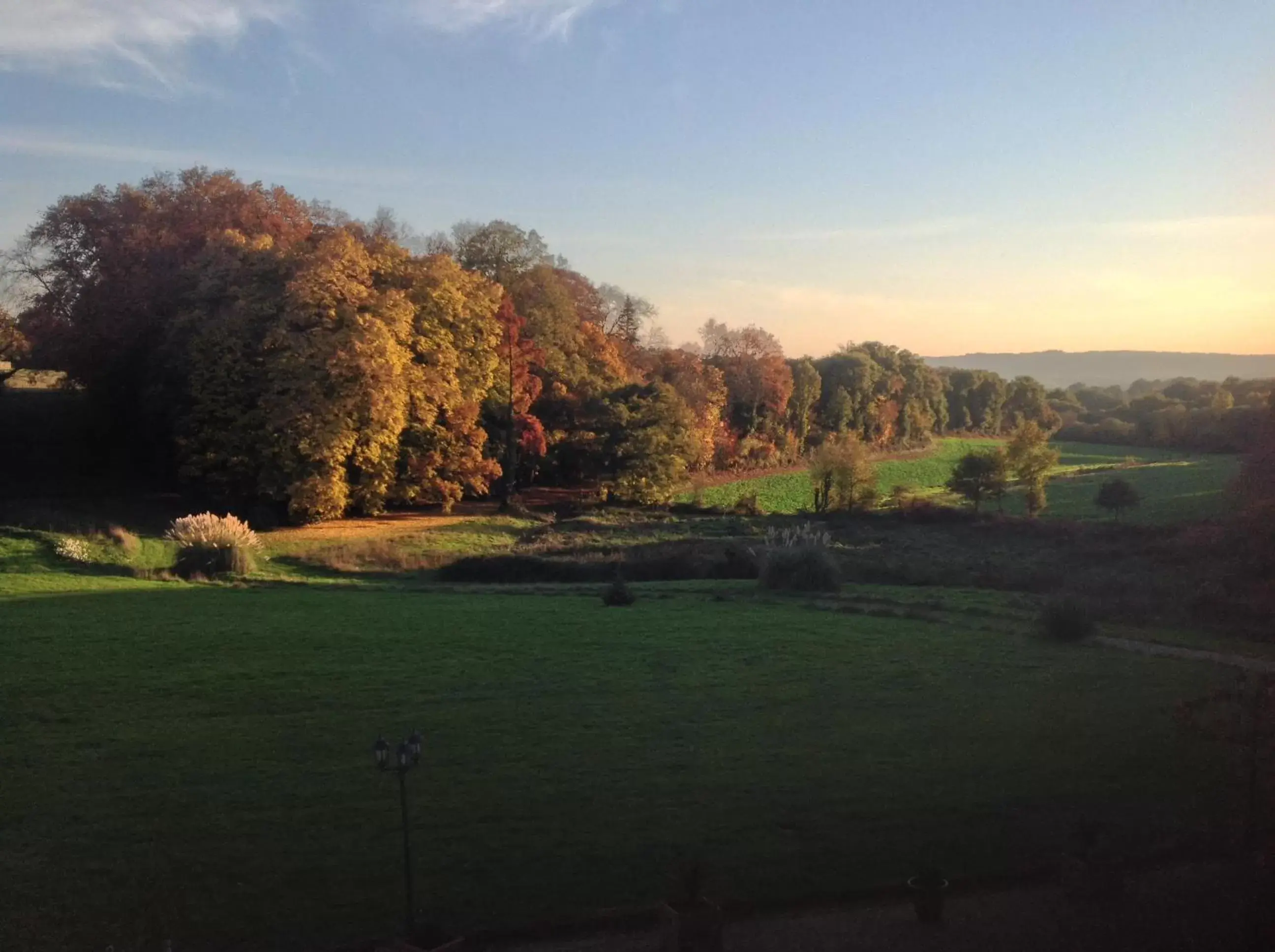 Garden view in Château de La Ville-Huë