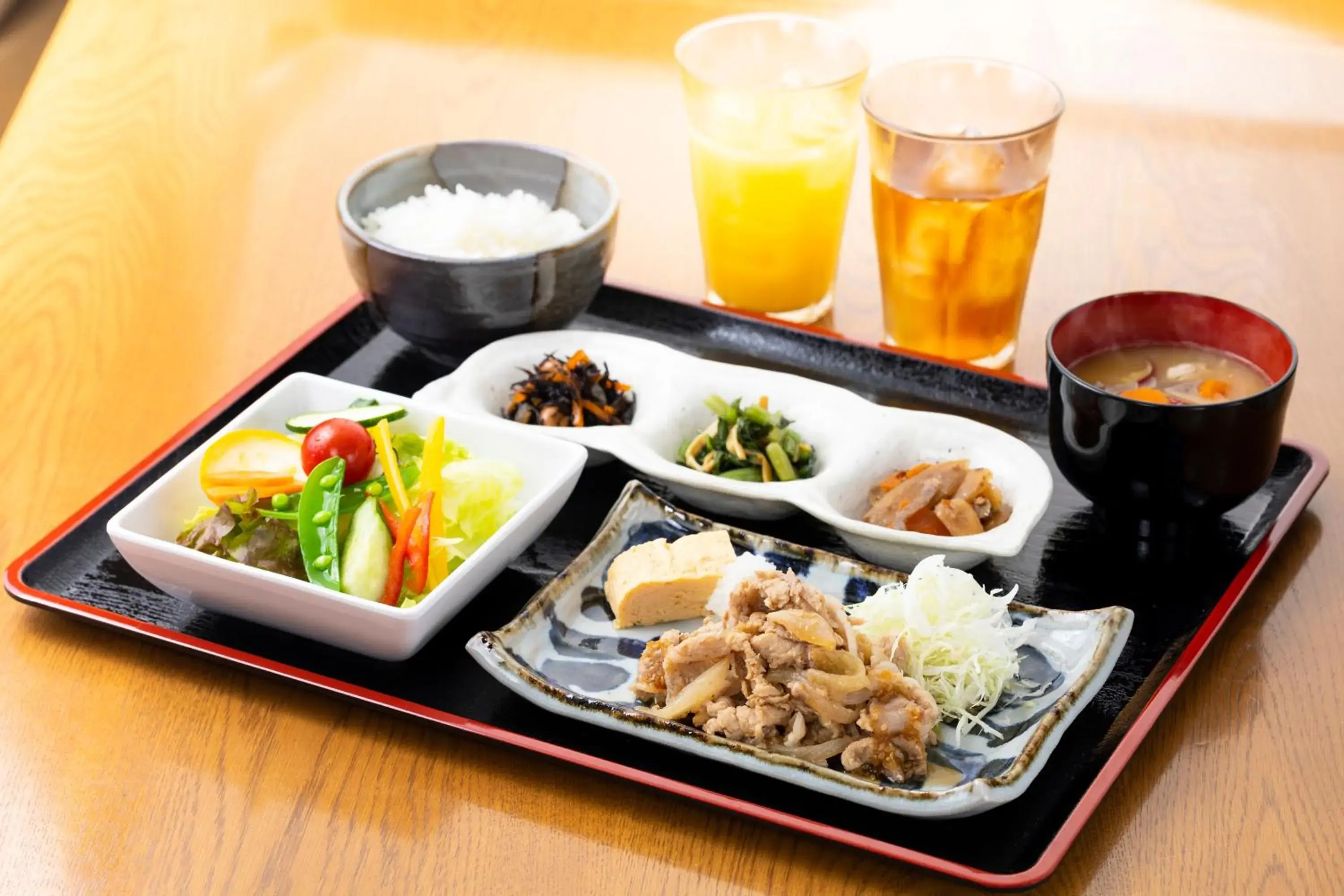 Asian breakfast in JR Clement Inn Takamatsu Asian breakfast in JR Clement Inn Takamatsu