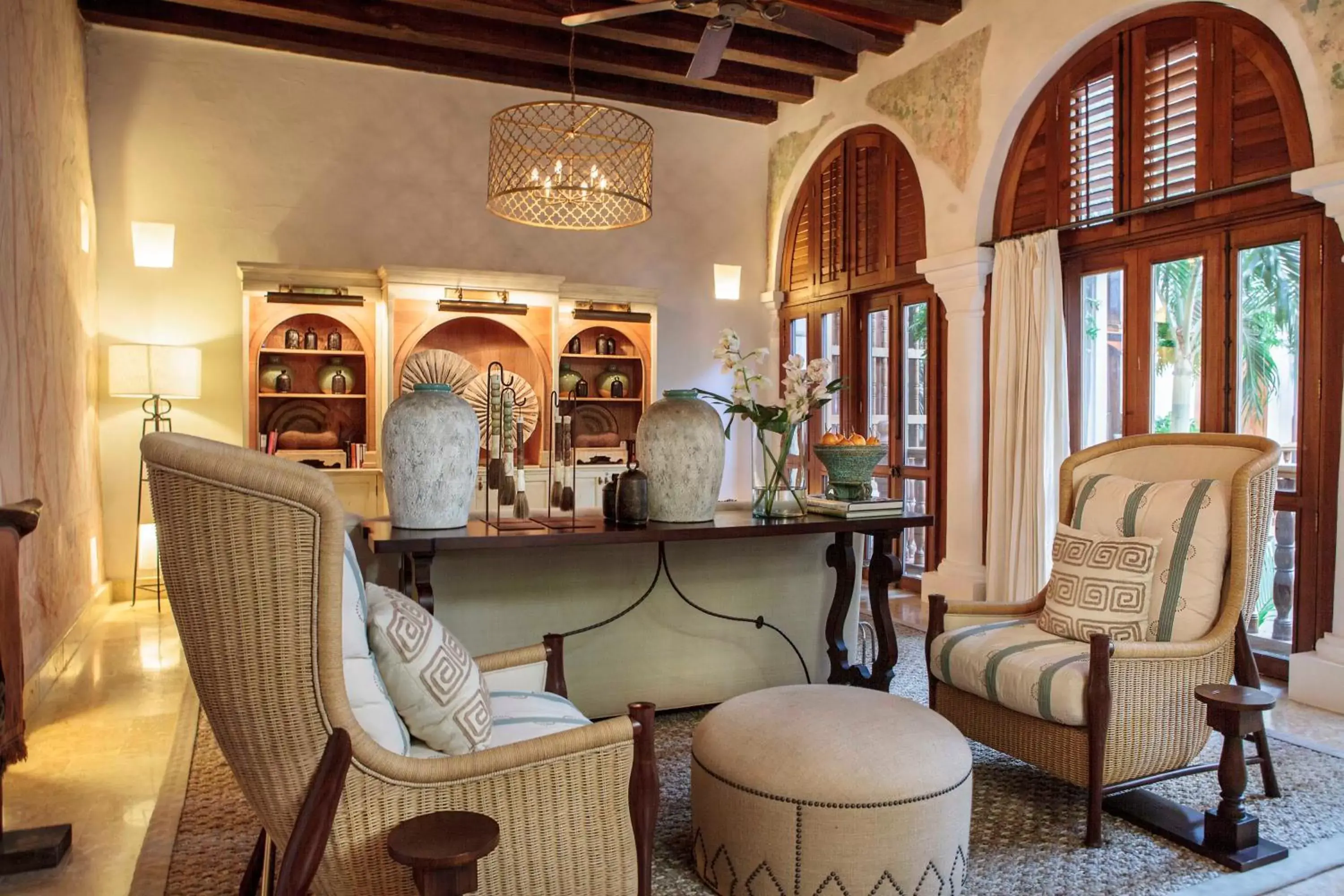 Library, Lobby/Reception in Hotel Casa San Agustin