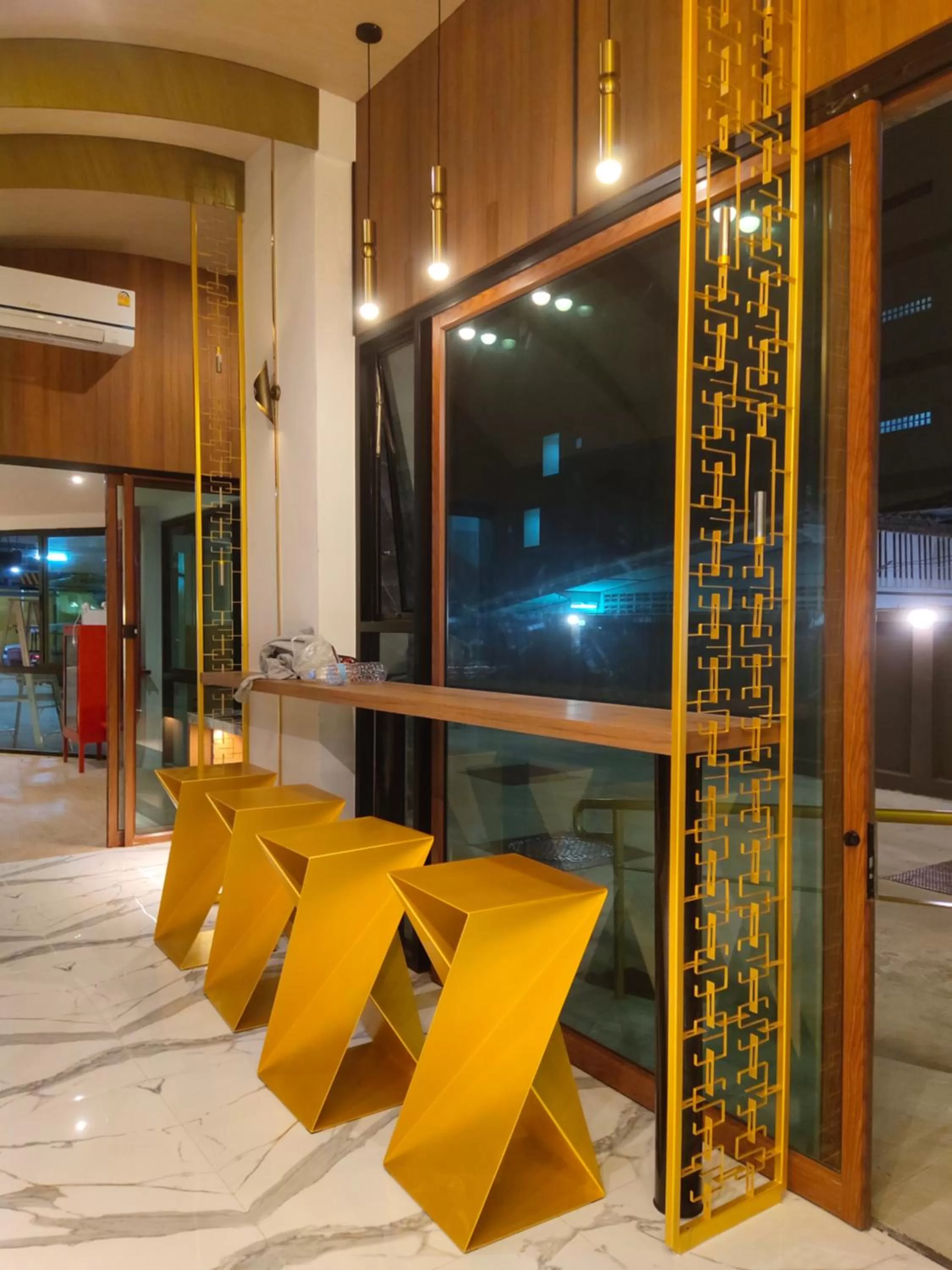 Seating area in S3 Huahin Hotel