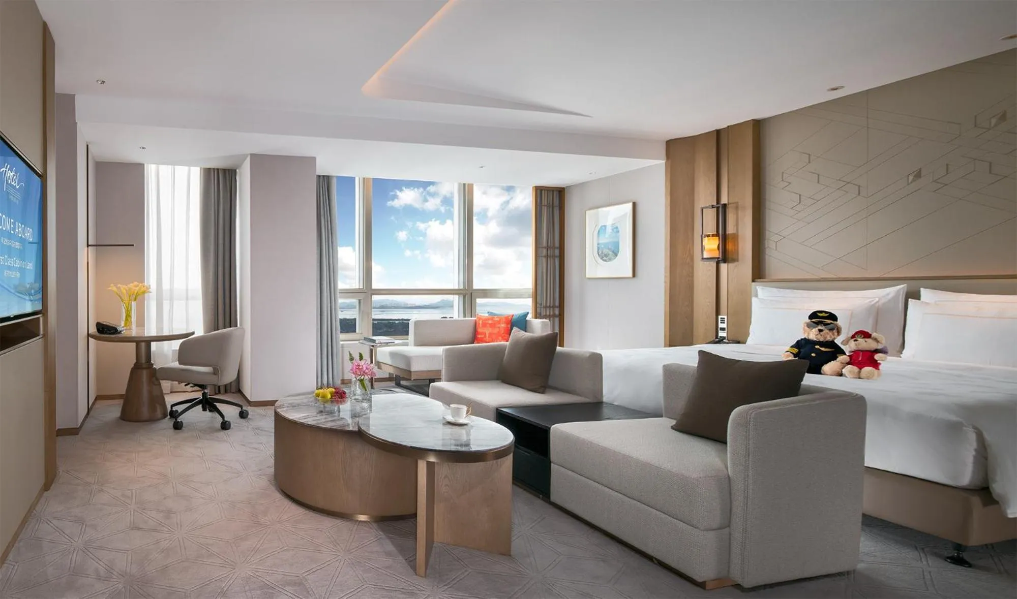 Photo of the whole room, Bed in Shenzhenair International Hotel