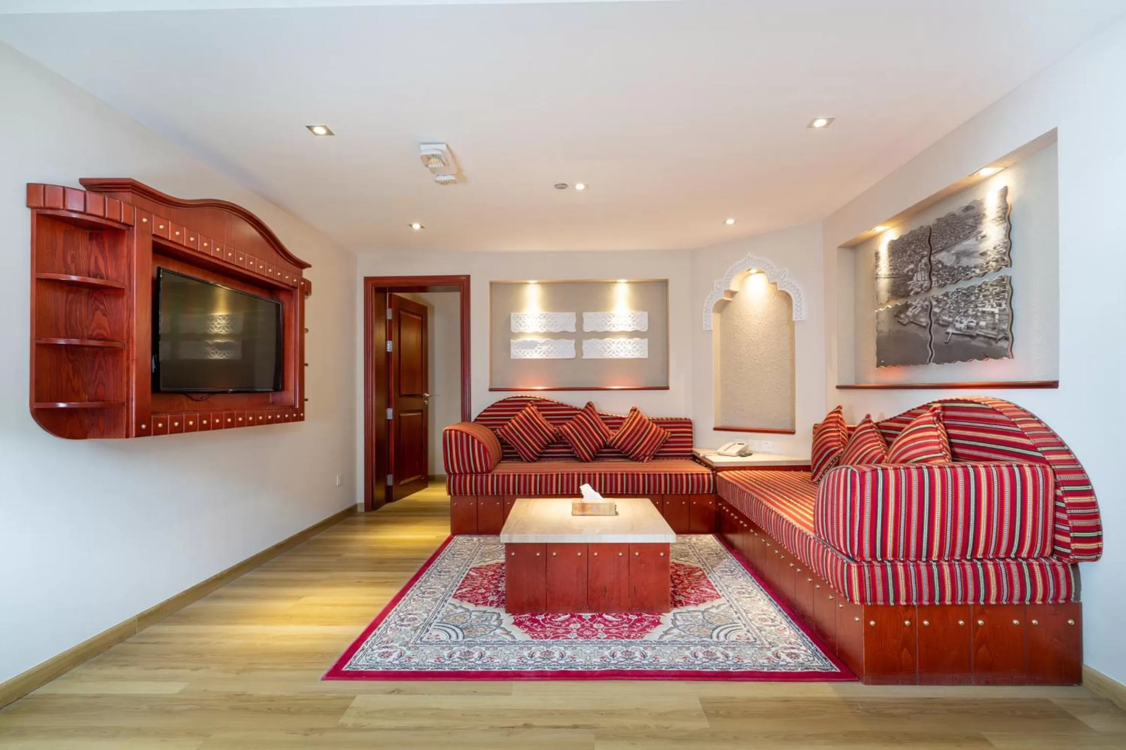 Living room in Al Liwan Suites Rawdat Al Khail