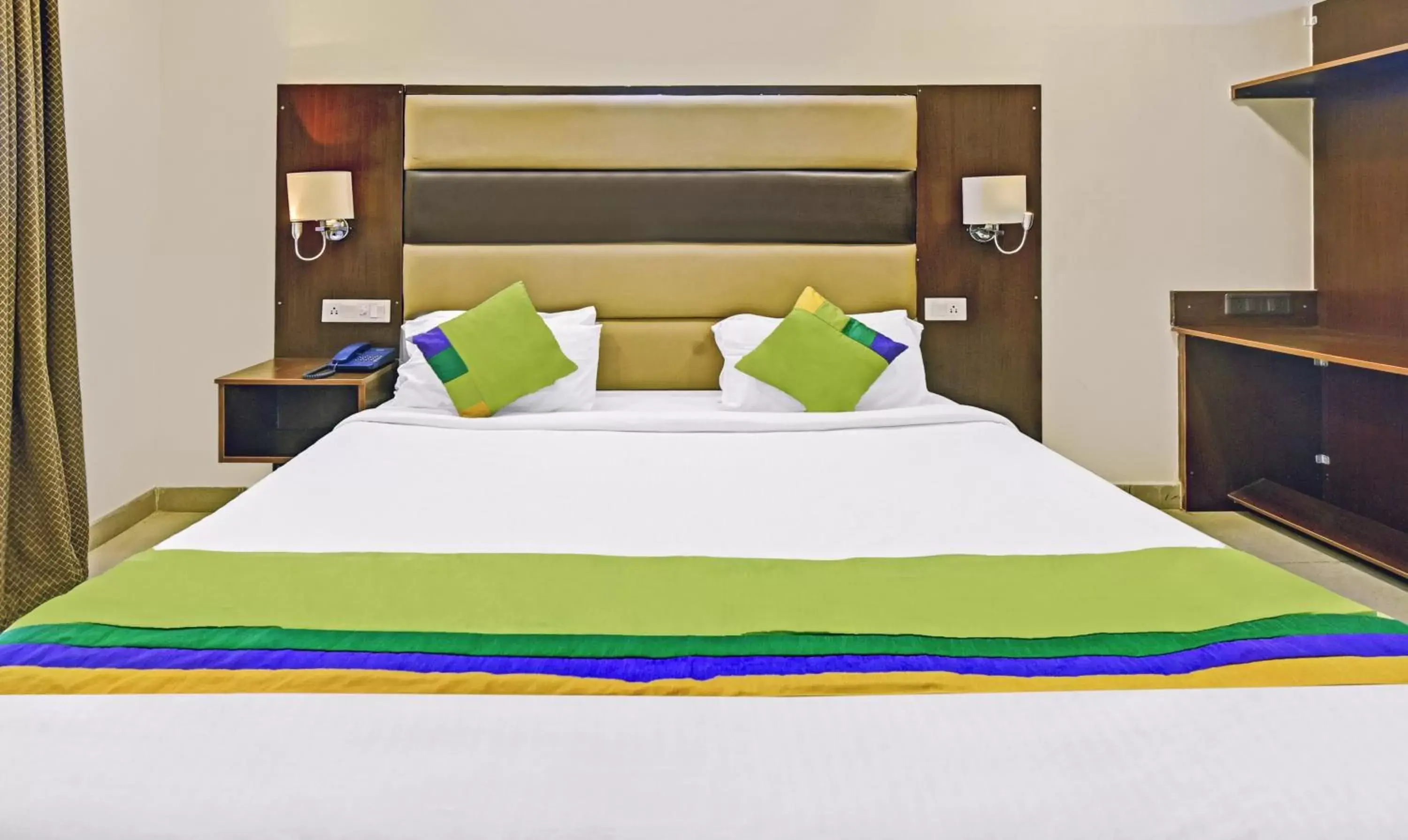 Bed in Treebo Kingsbury Fiesta Vellore Bed in Treebo Kingsbury Fiesta Vellore