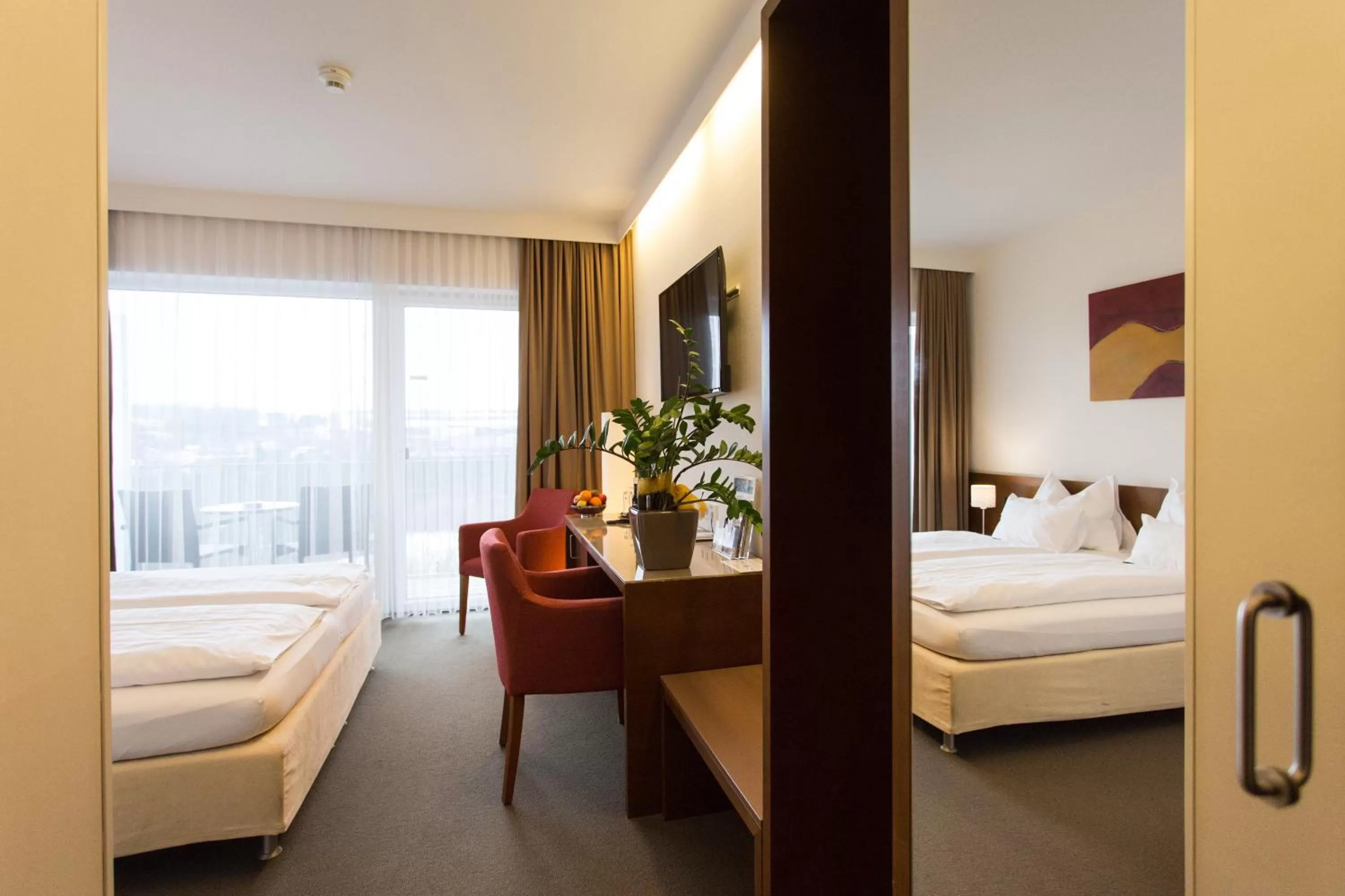 Bed in Hotel & Restaurant Christkindlwirt