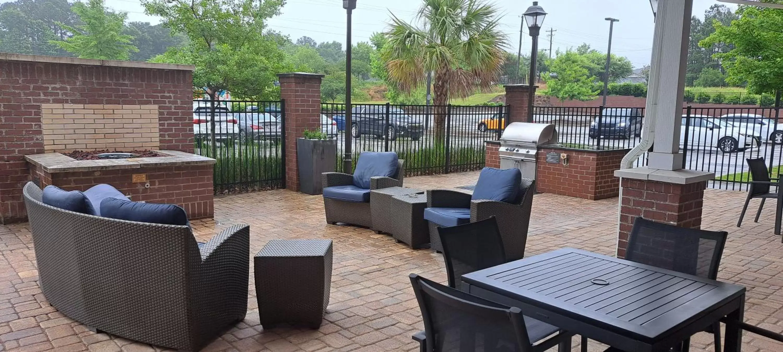 Patio, Restaurant/Places to Eat in Residence Inn by Marriott Columbia West/Lexington