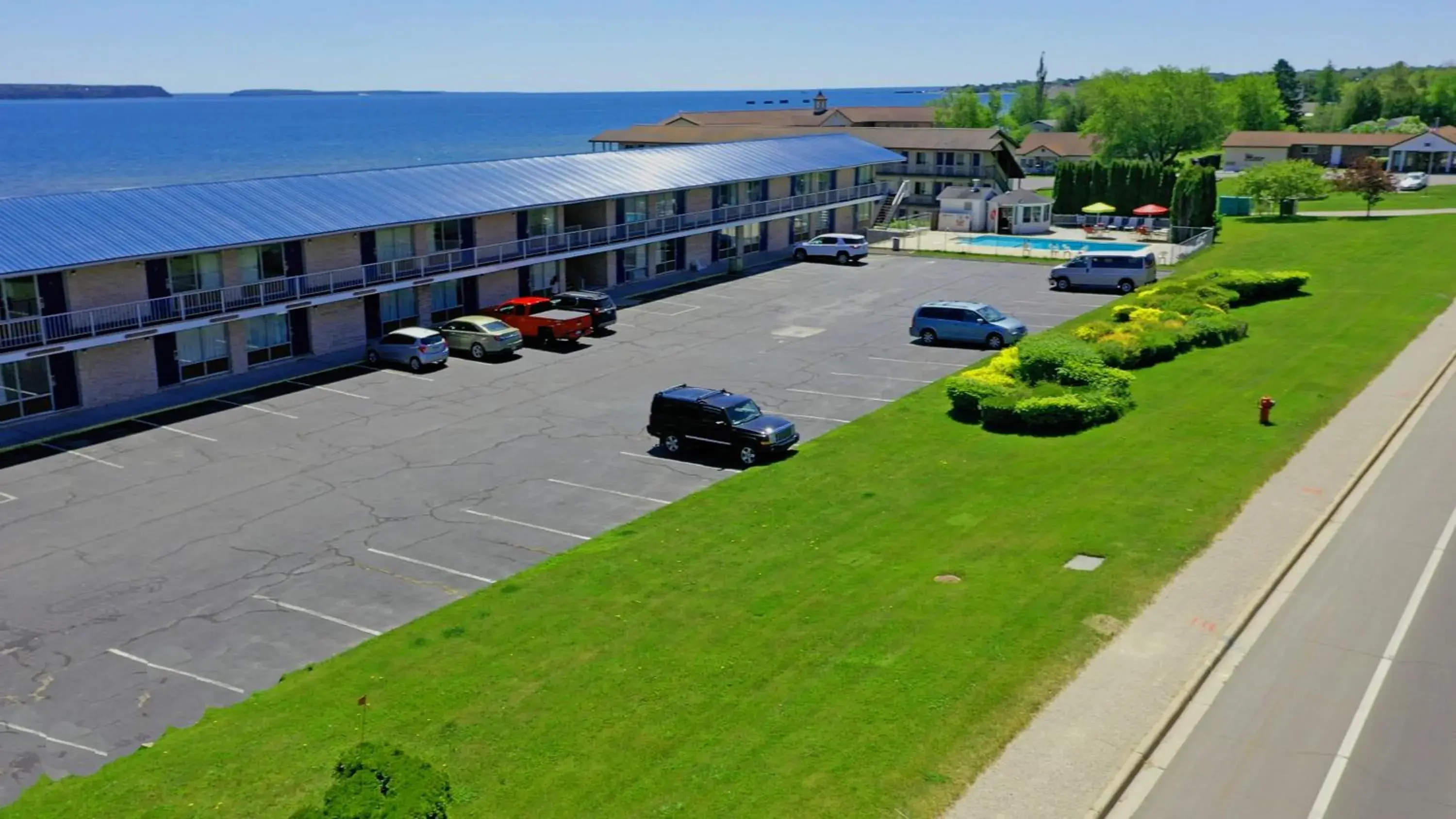 Property building in Days Inn & Suites by Wyndham St. Ignace Lakefront