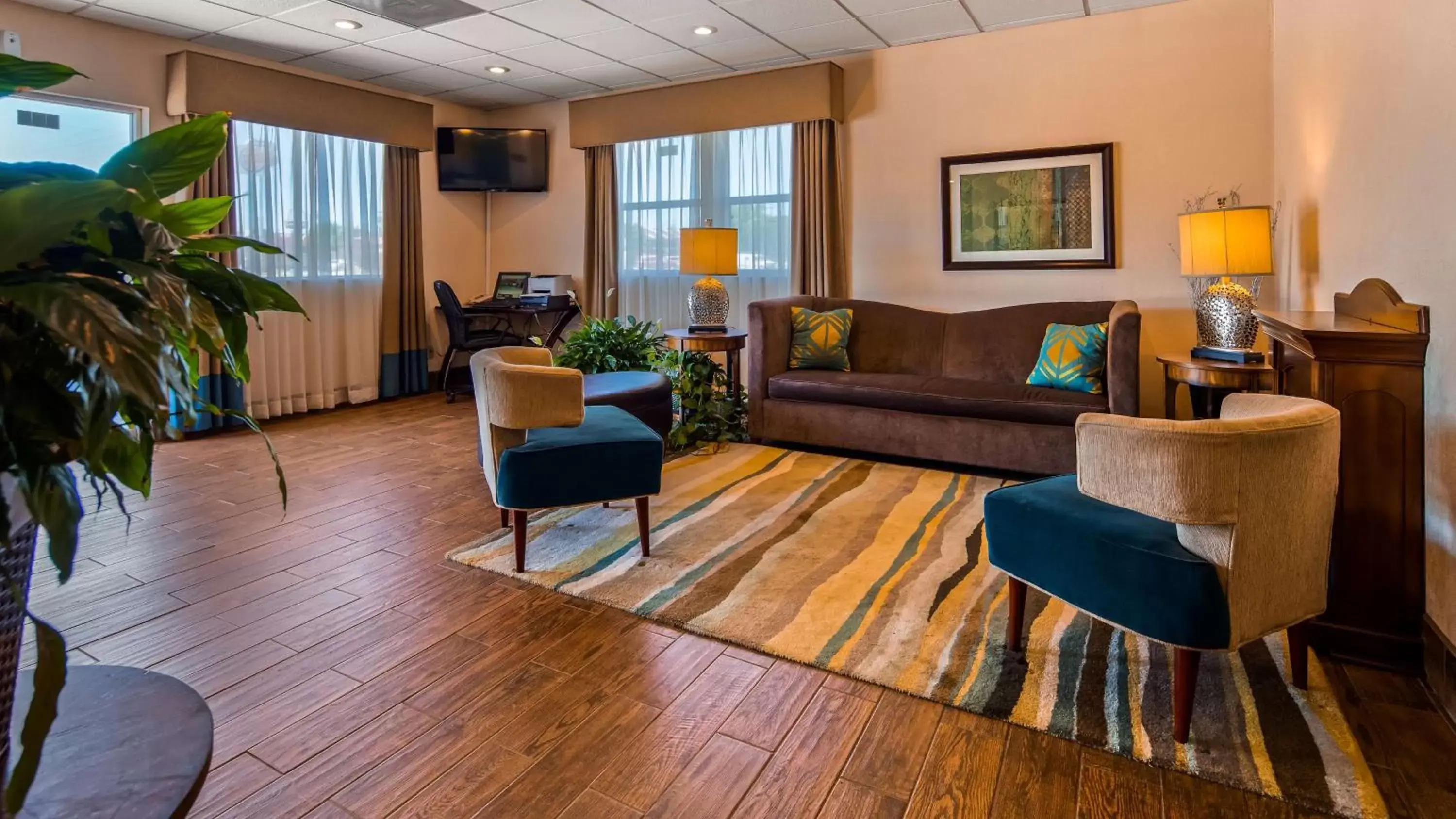 Lobby or reception, Seating Area in SureStay Hotel by Best Western Ottawa