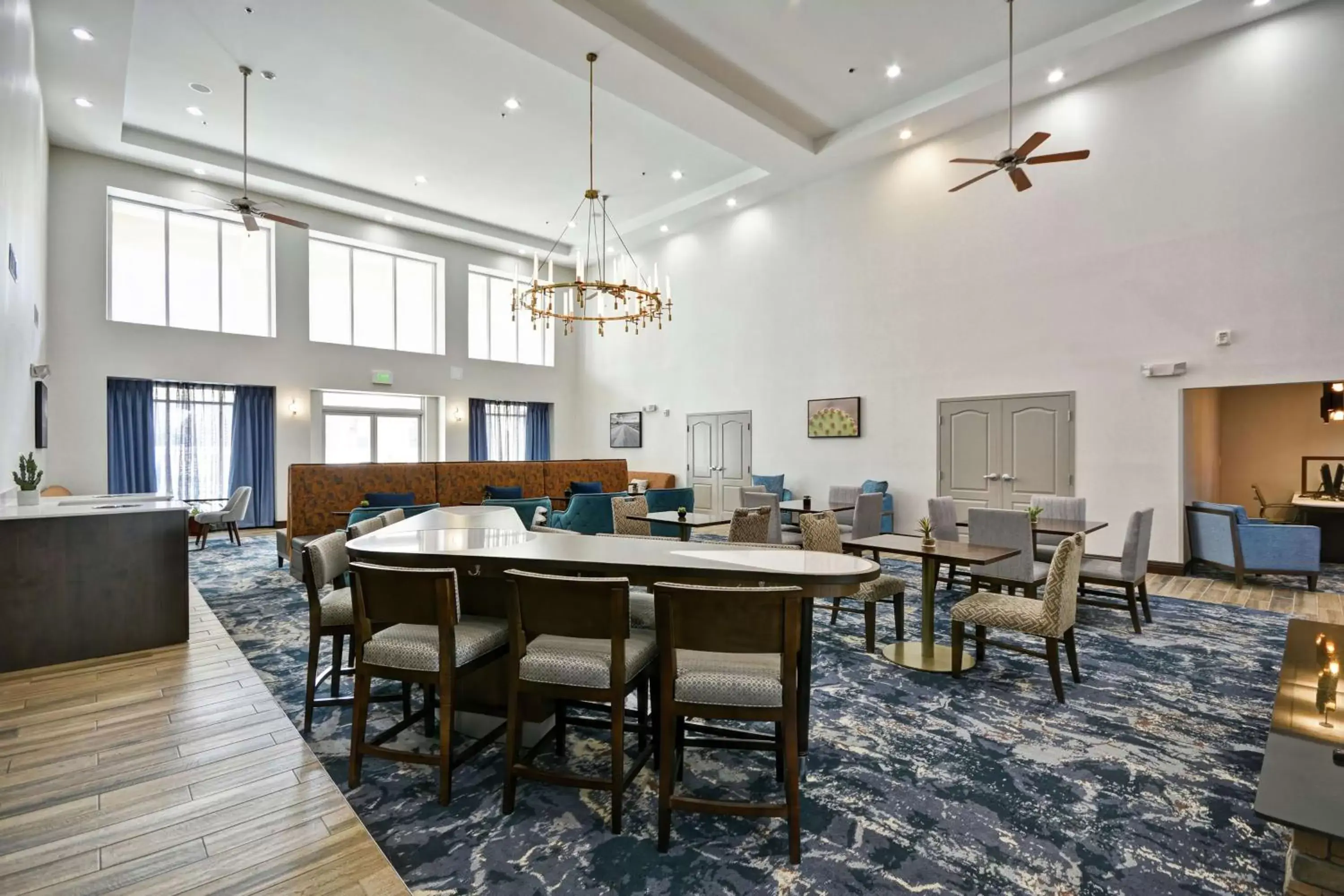 Lobby or reception, Restaurant/Places to Eat in Homewood Suites by Hilton Palm Desert