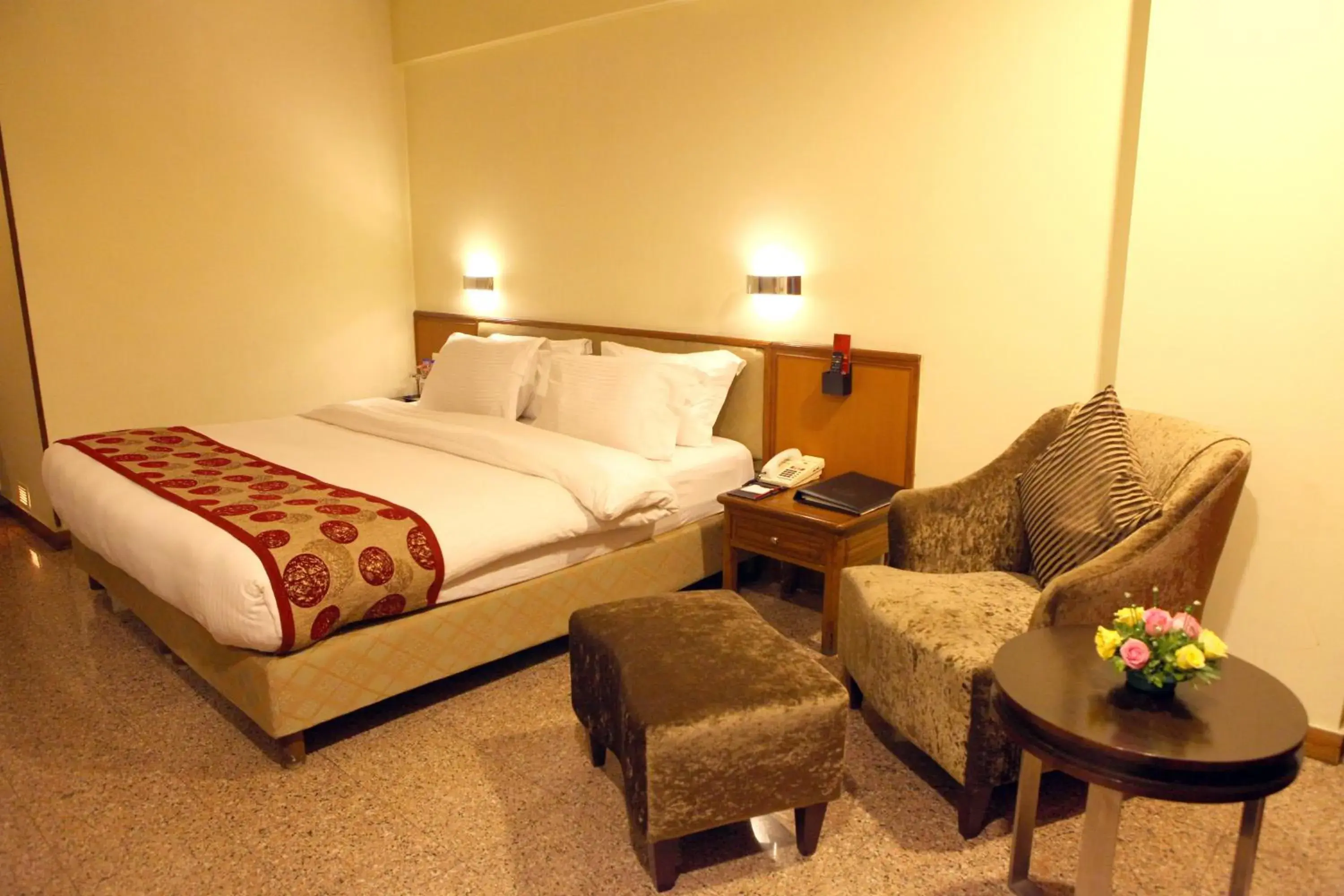 Bedroom, Bed in Lords Plaza Surat