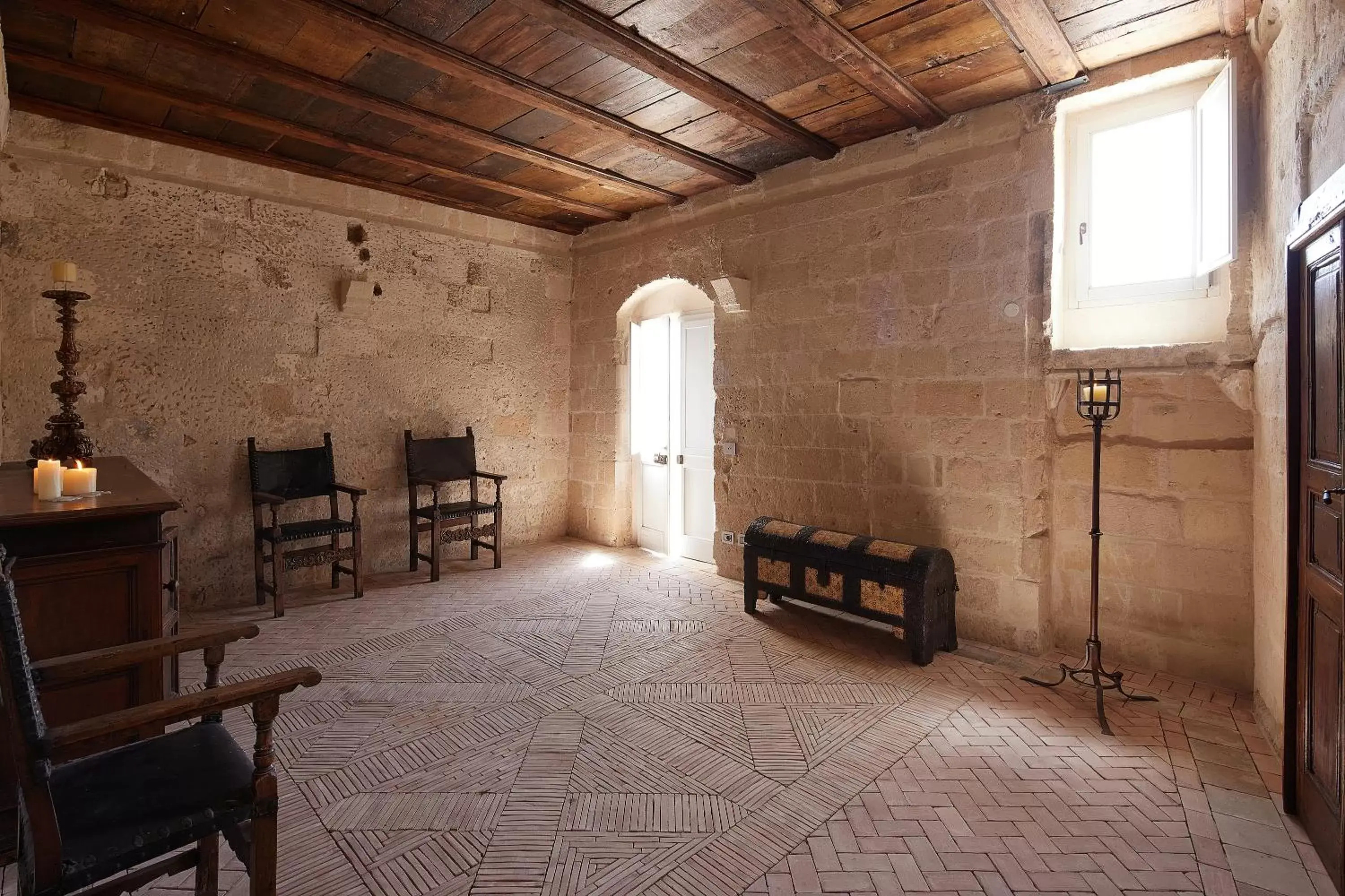 Living room in Sextantio Le Grotte Della Civita