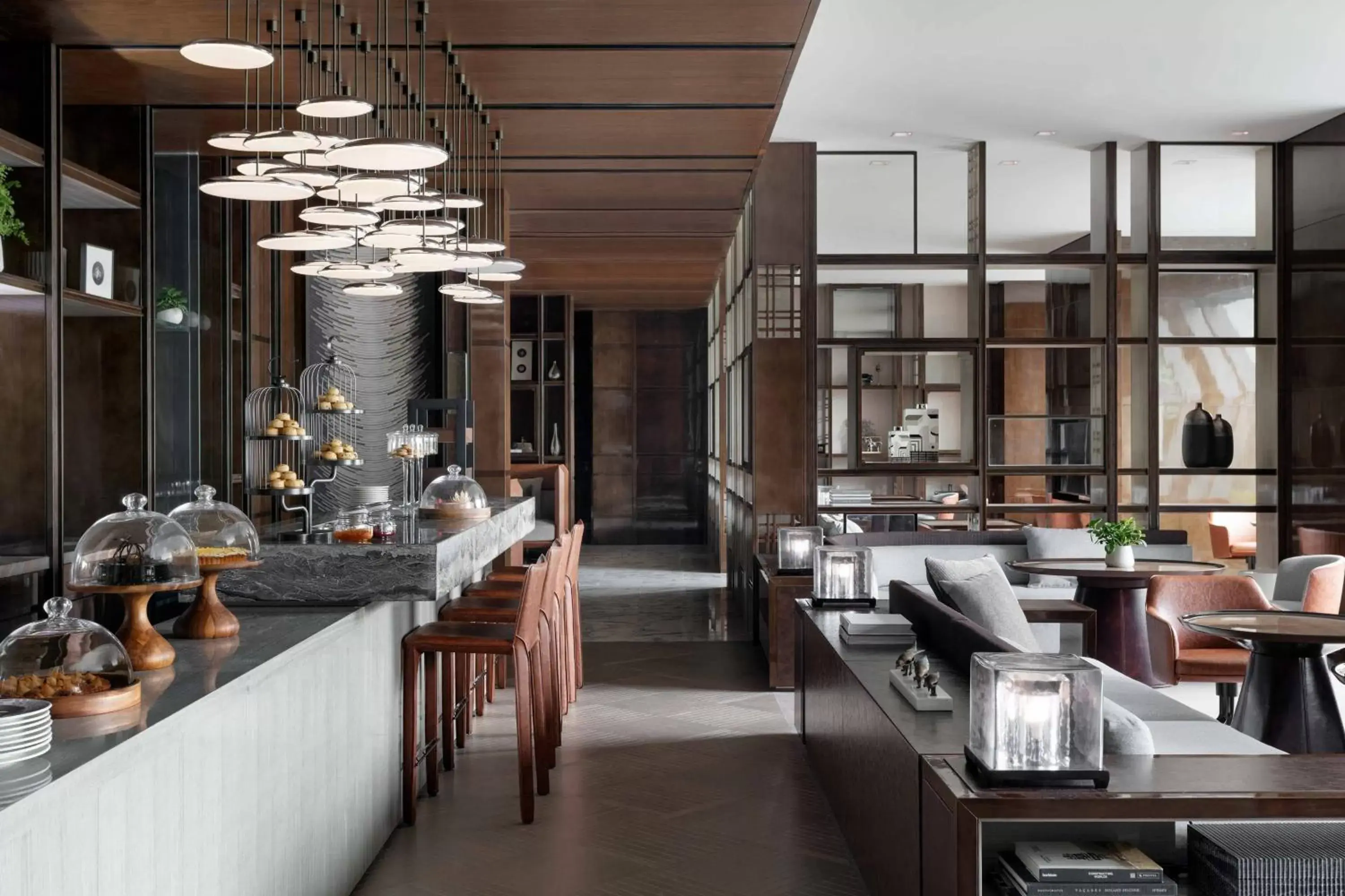 Lounge or bar, Restaurant/Places to Eat in JW Marriott Marquis Hotel Shanghai Pudong